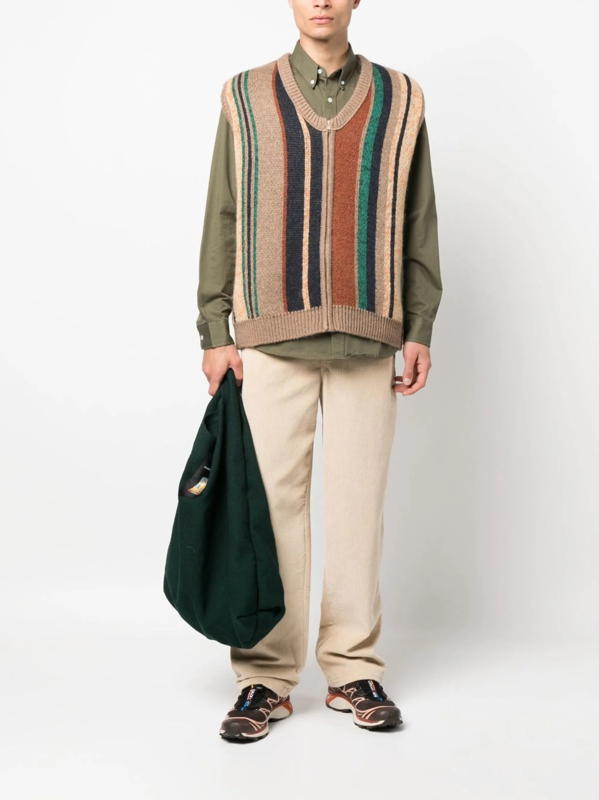 Larry striped vest