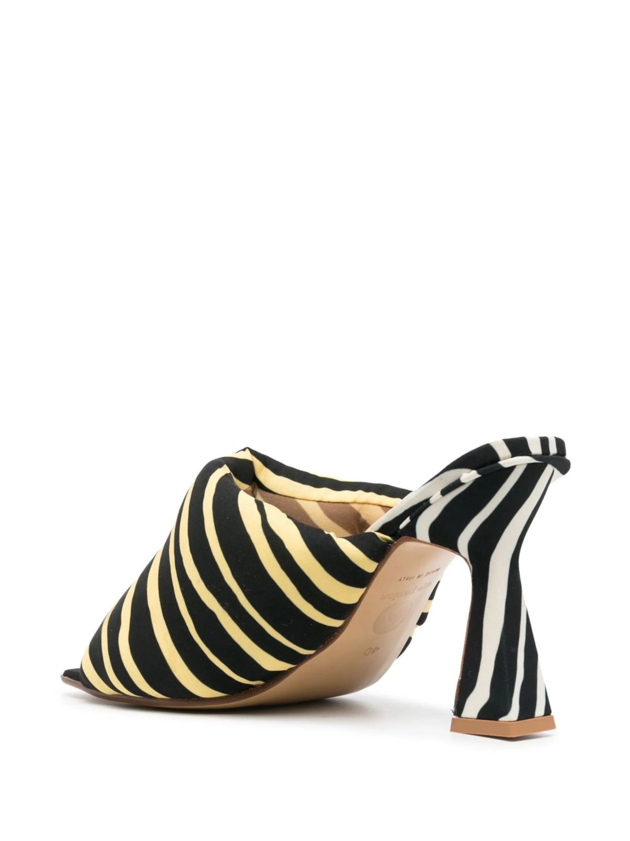 Evan 100mm zebra-print sandals