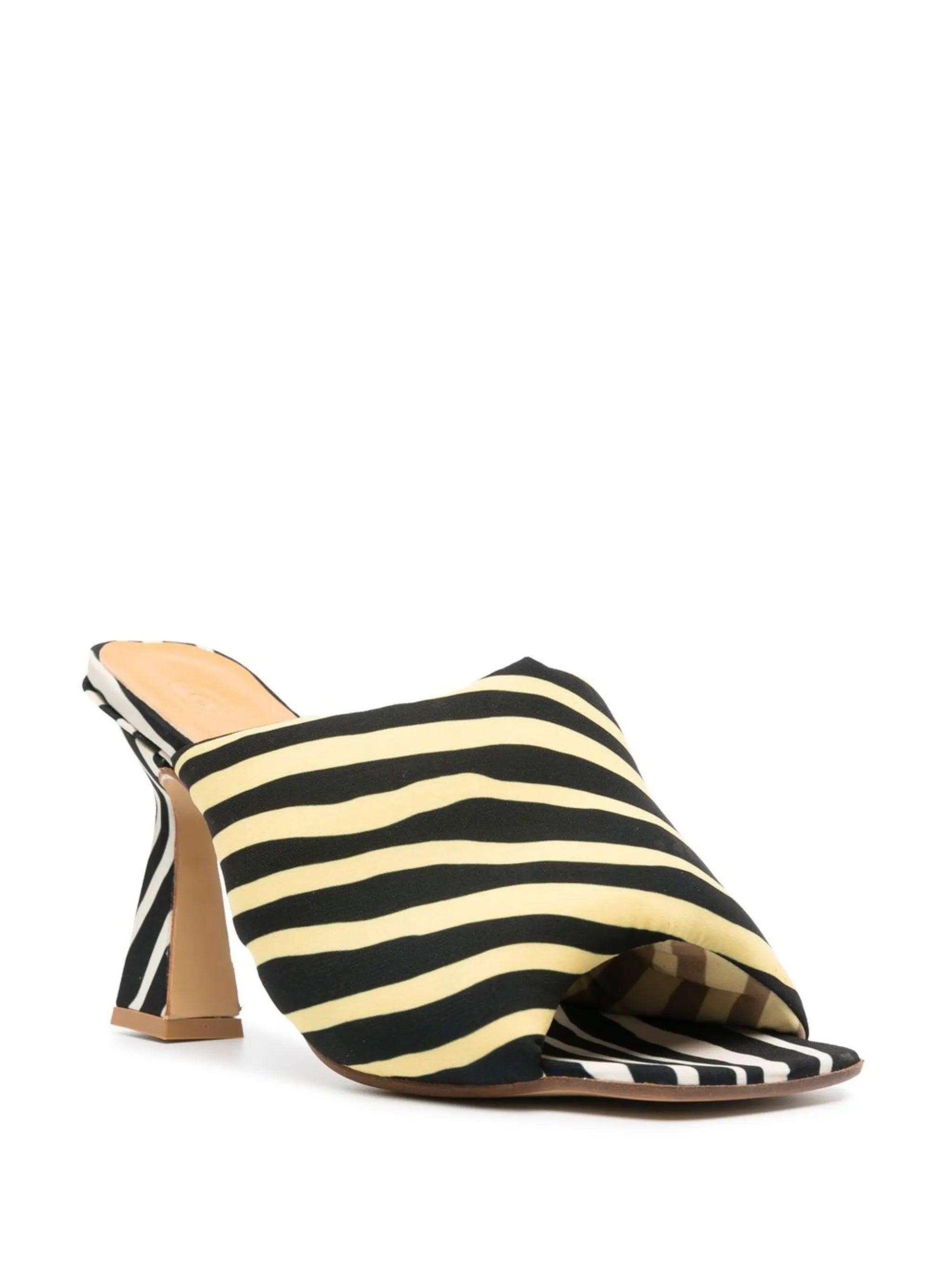 Evan 100mm zebra-print sandals