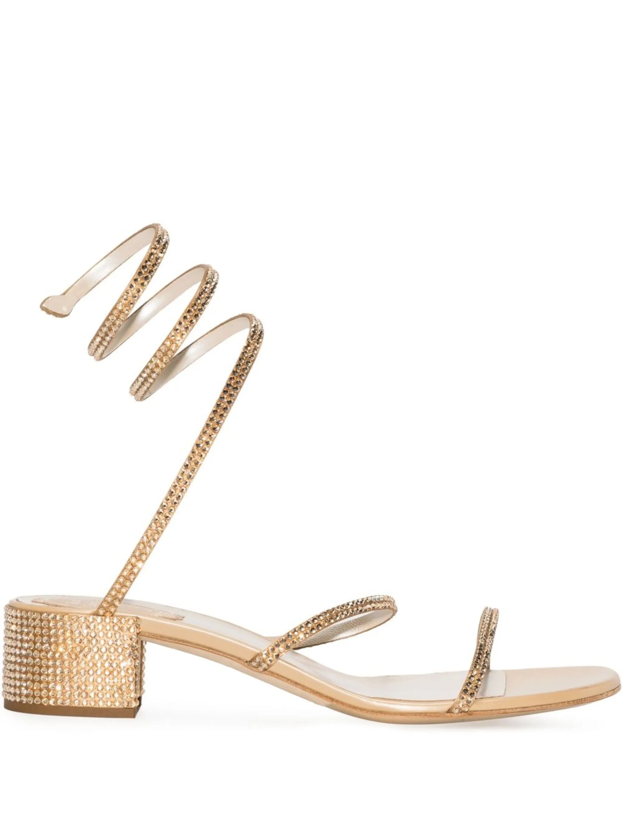 Rene ankle-wrap sandal