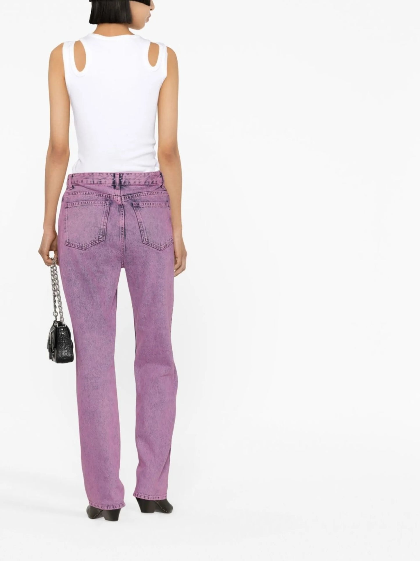 Lynn acid-wash jeans