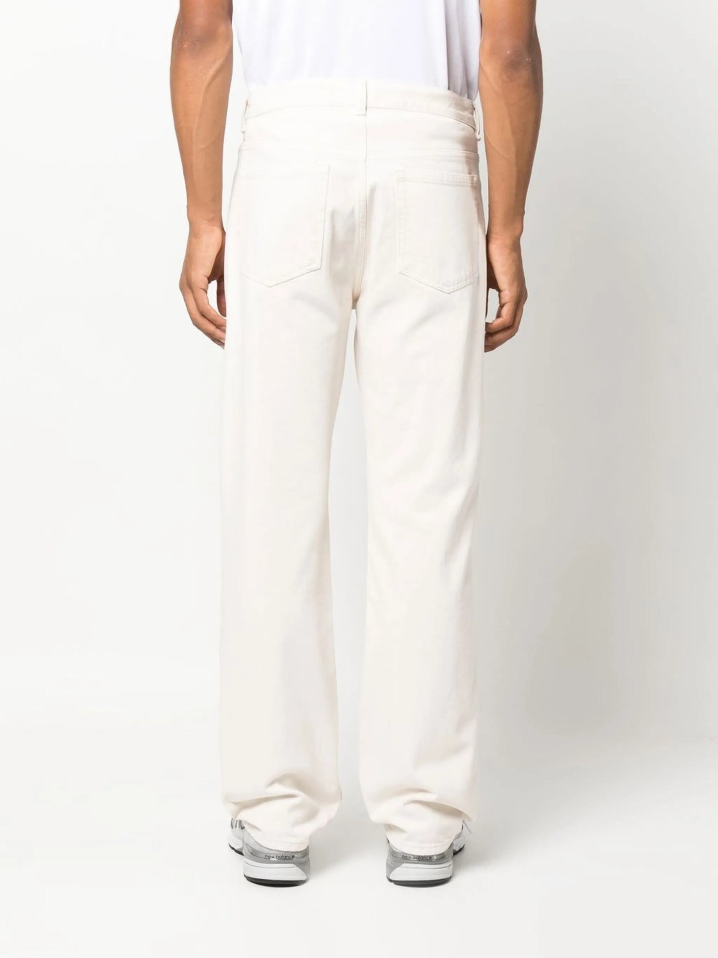 straight-leg jeans