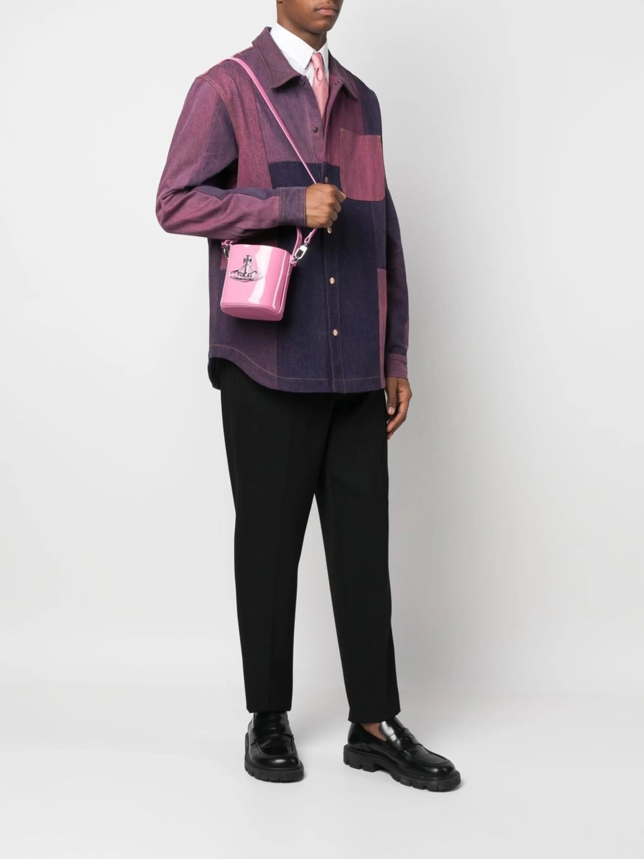 logo-plaque bucket-bag