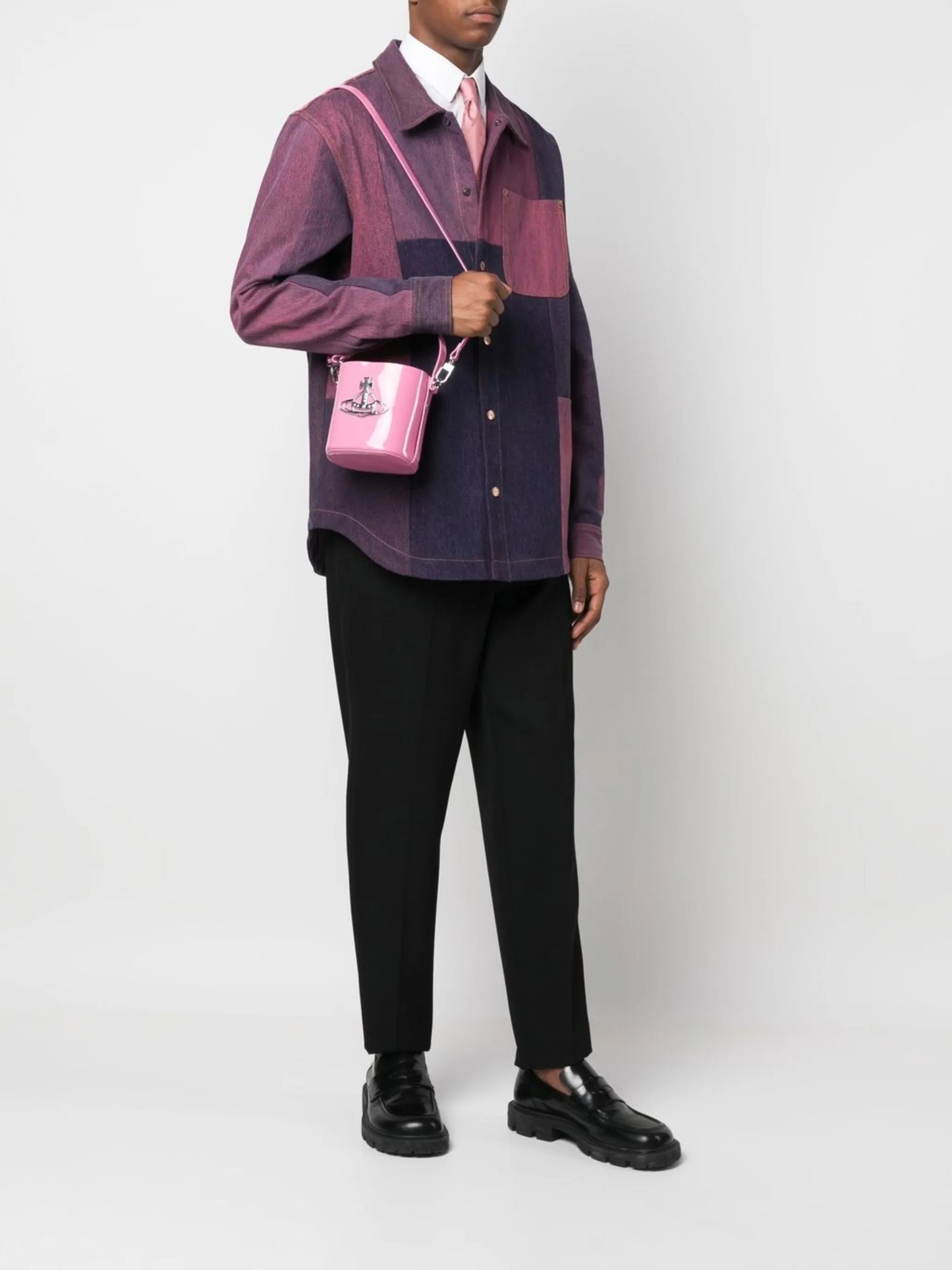 logo-plaque bucket-bag
