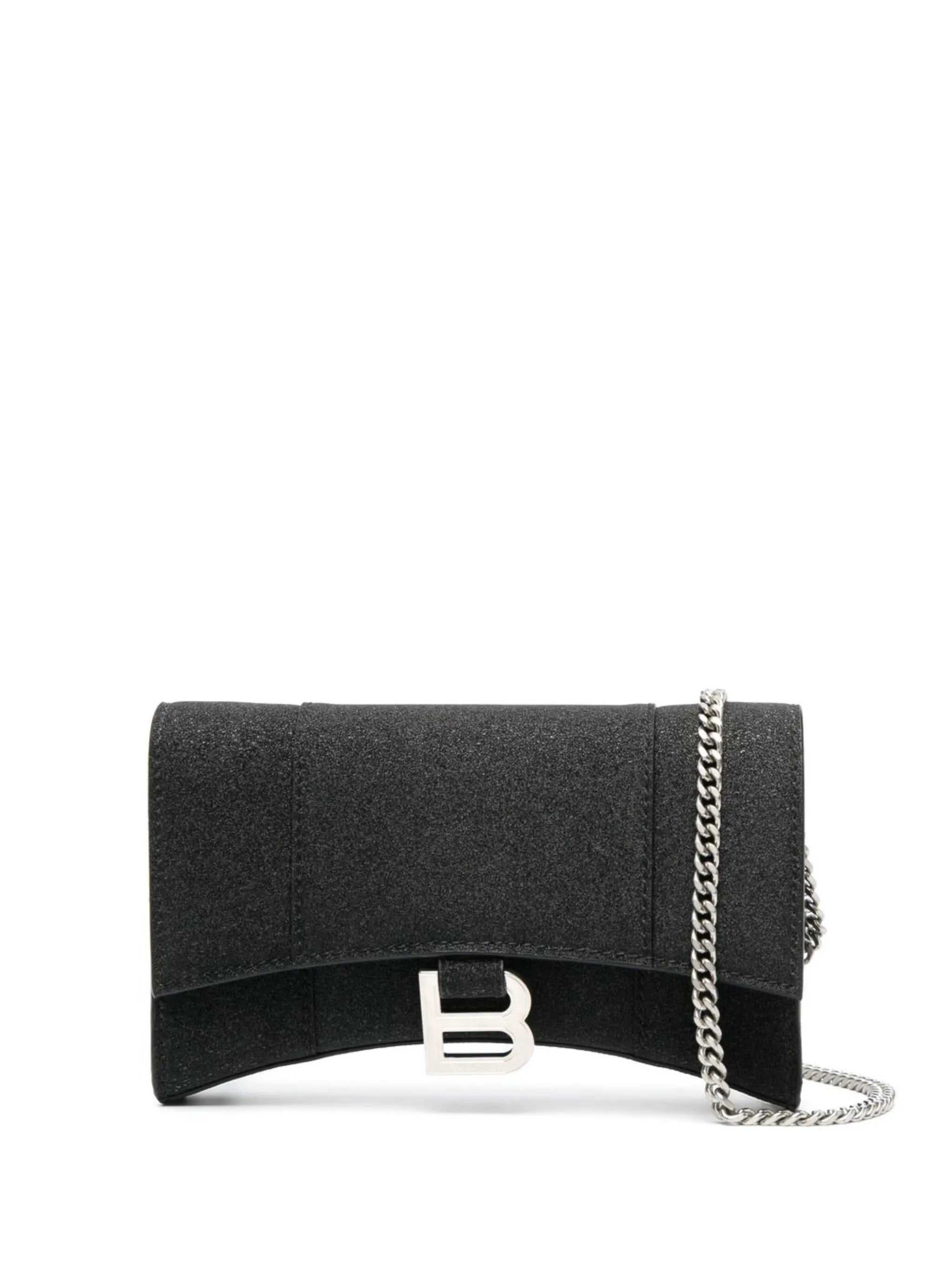 Hourglass logo-plaque wallet