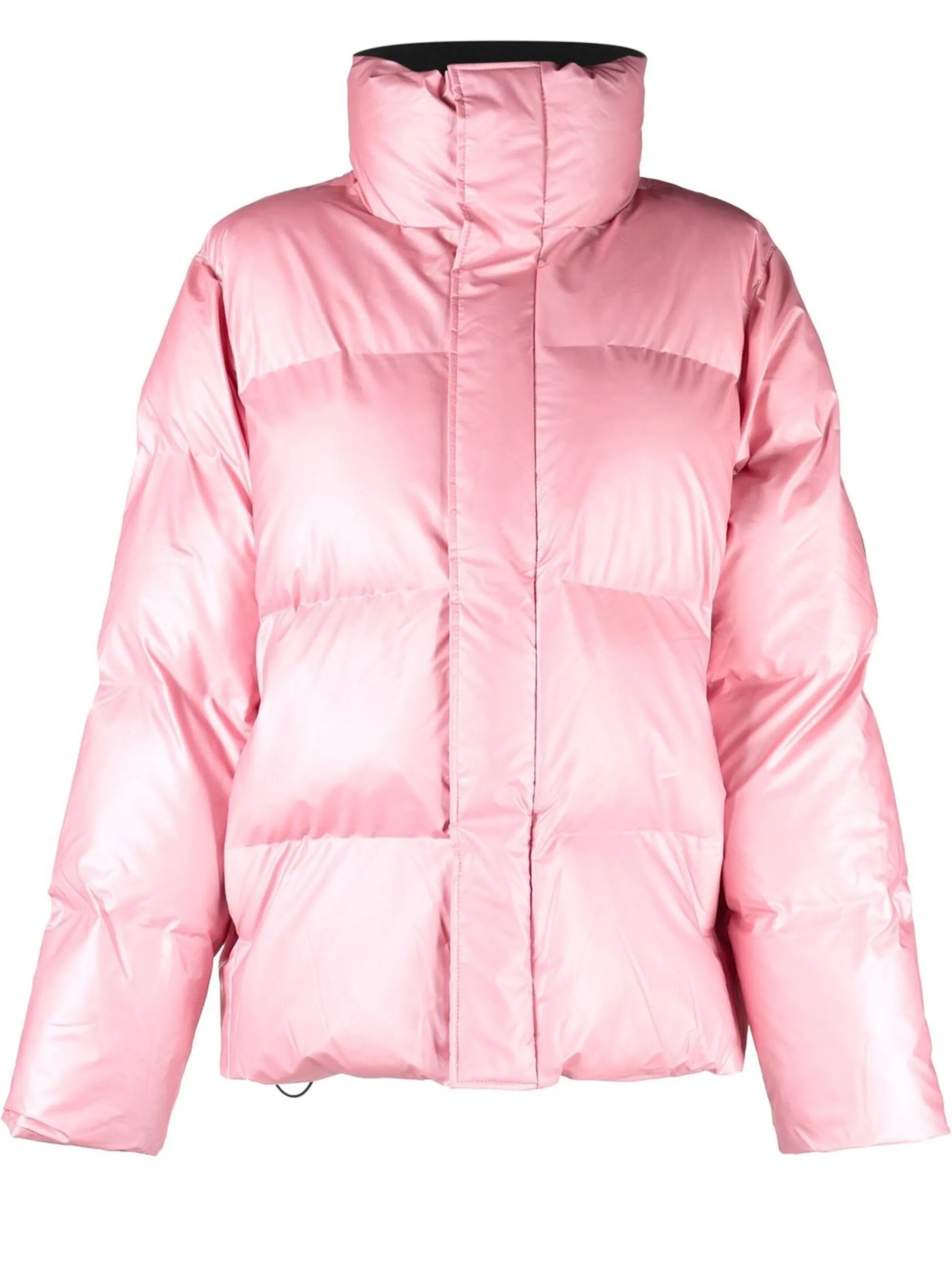 logo-patch puffer jacket