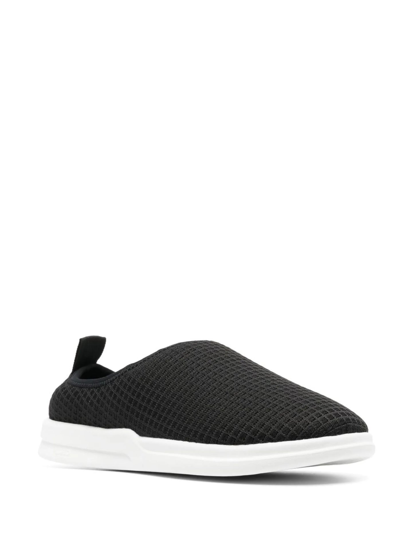 waffle-knit flat slippers