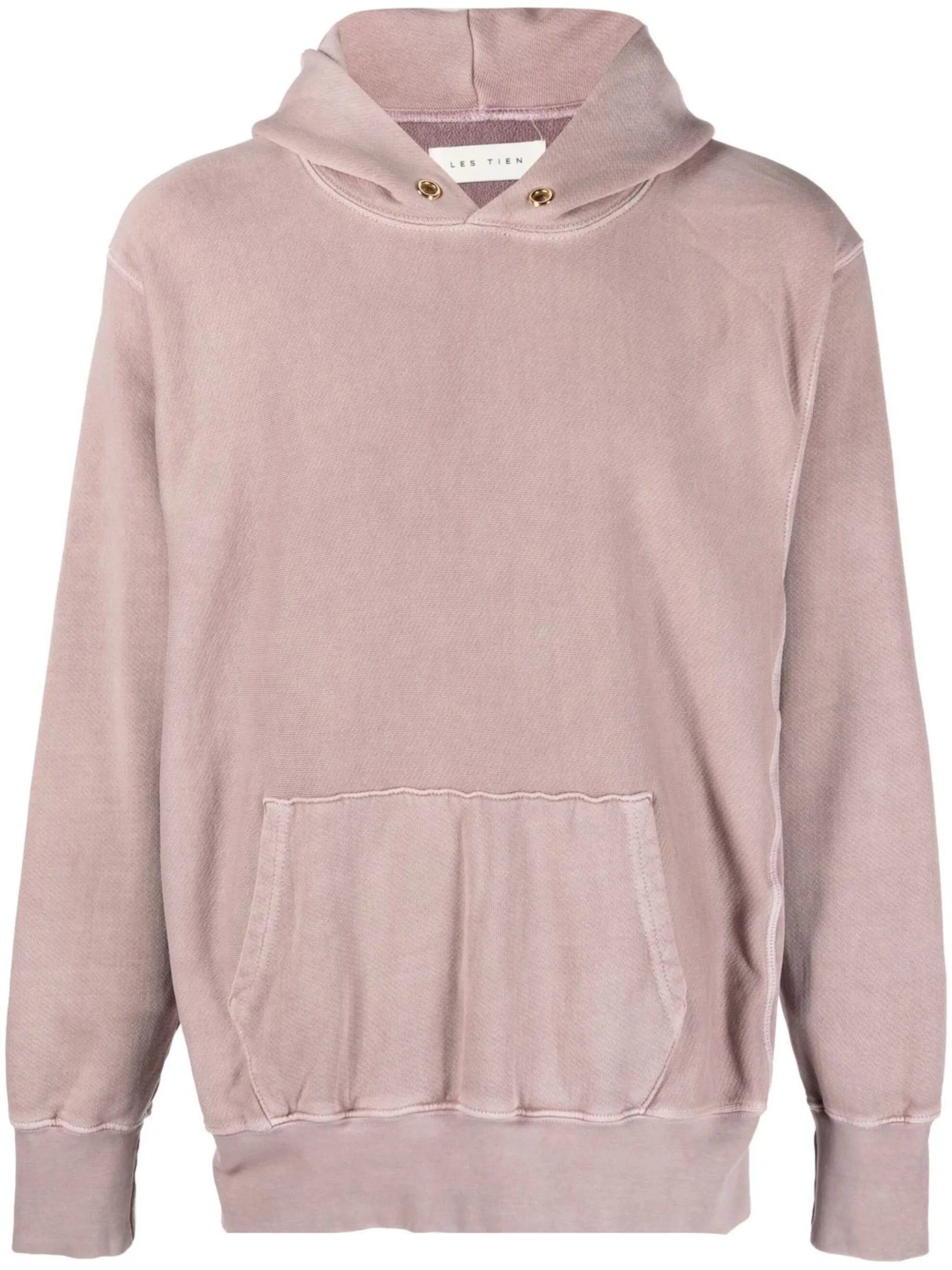 fleece-texture cotton hoodie