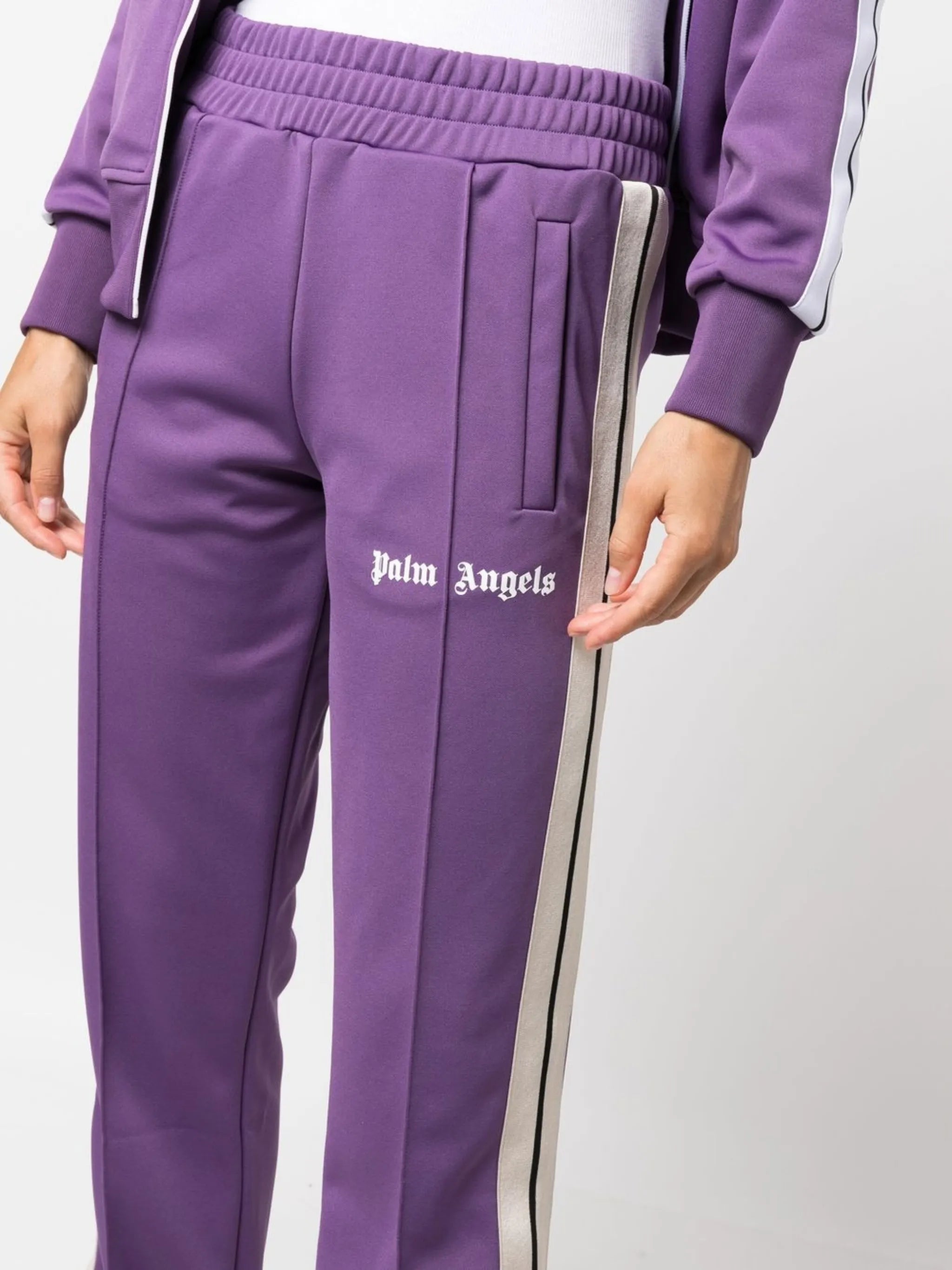 logo-print track pants