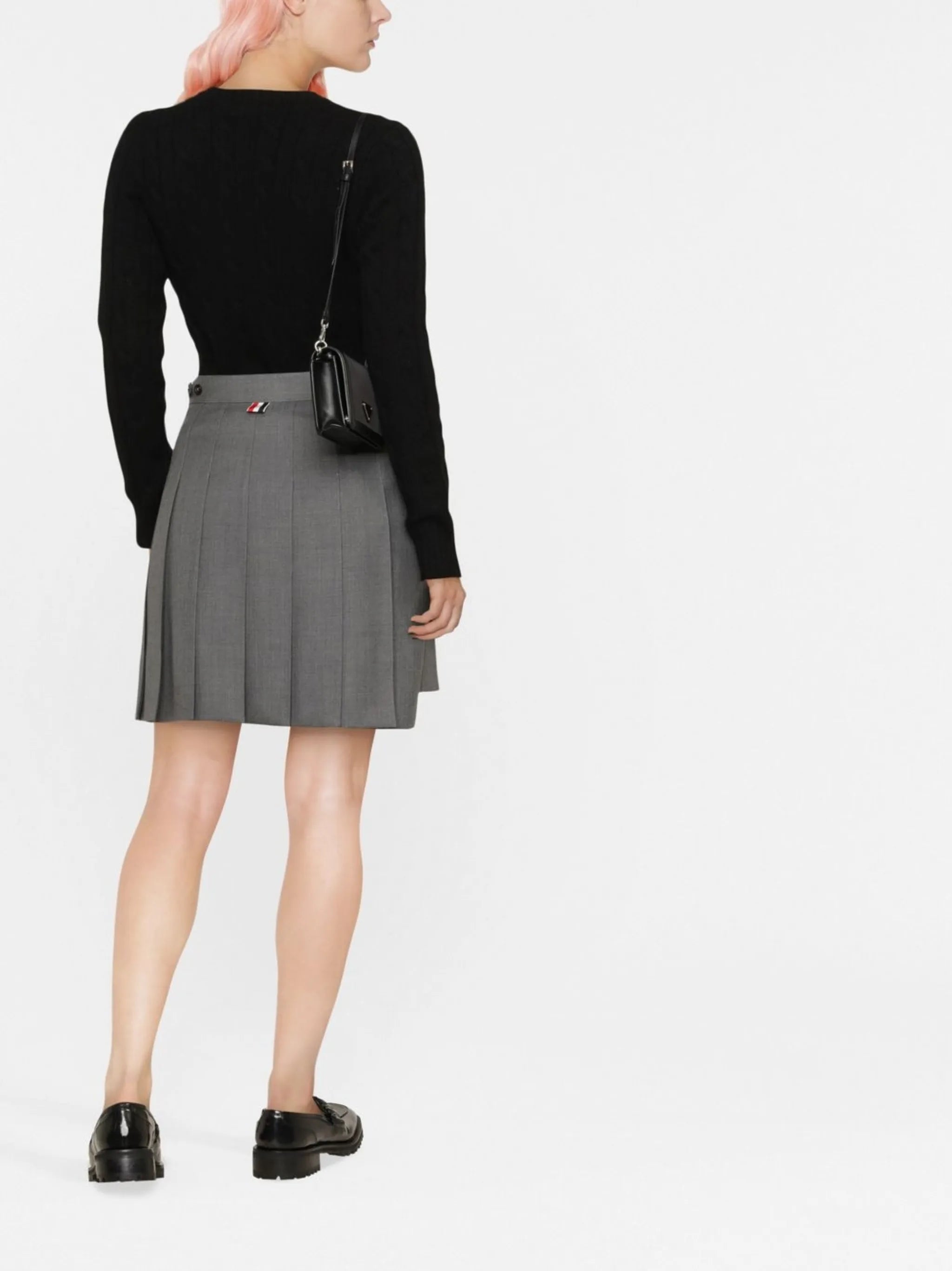 Julianna cashmere cable-knit jumper