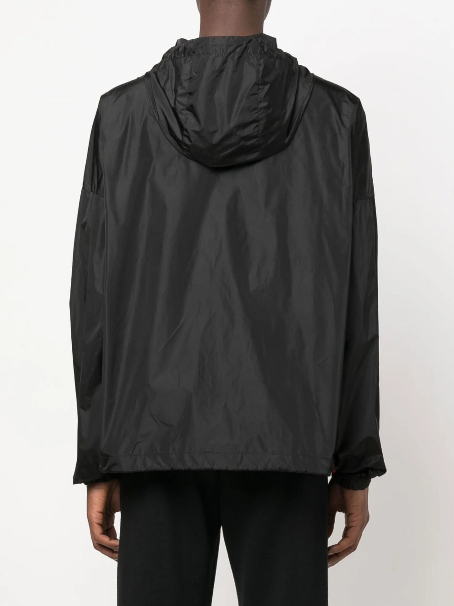 Icon colour-block logo-print jacket