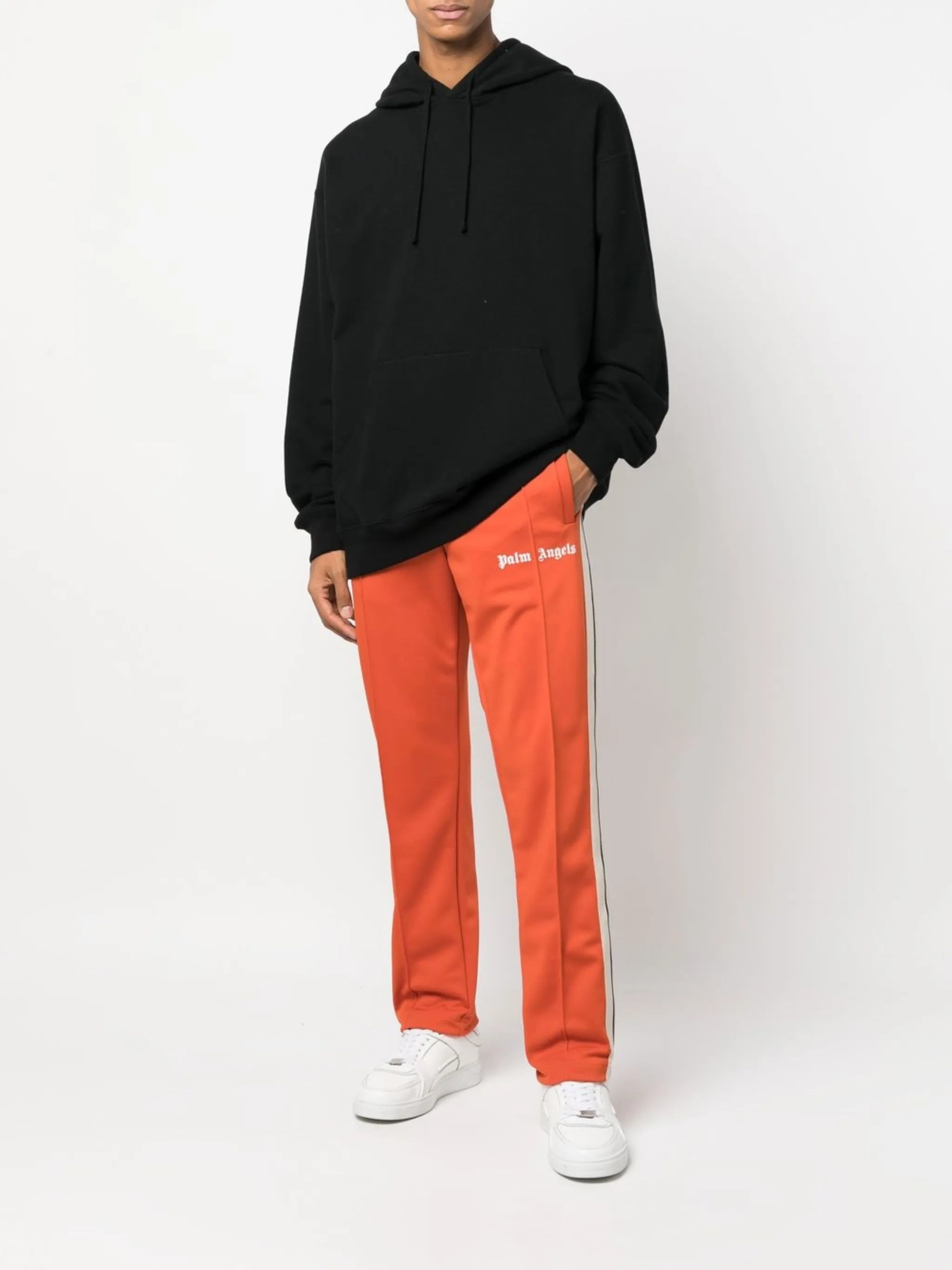 logo-print track pants