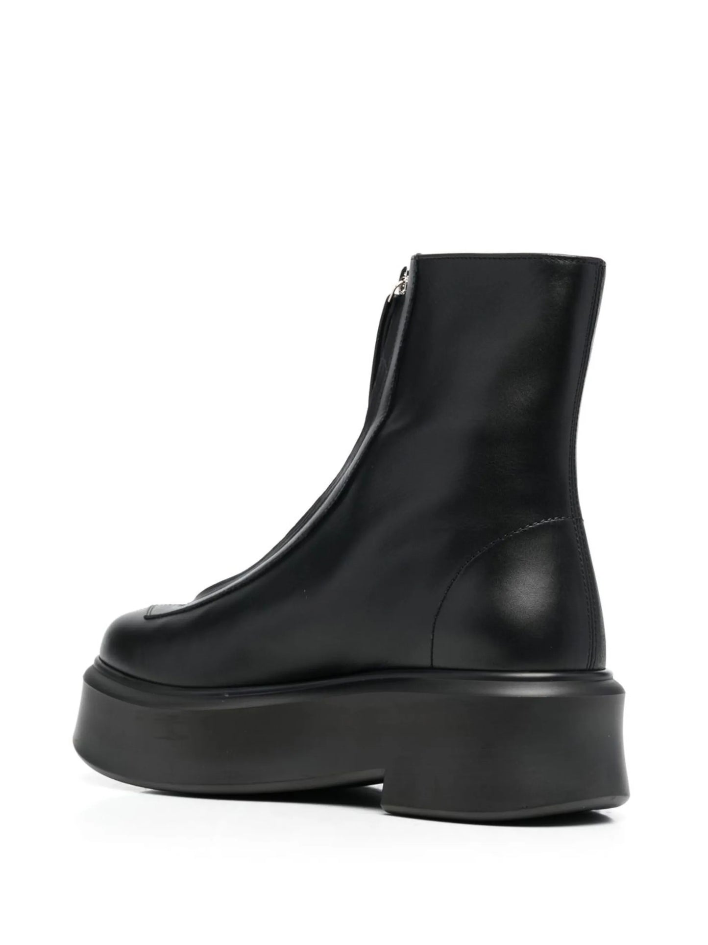 zipped ankle boots