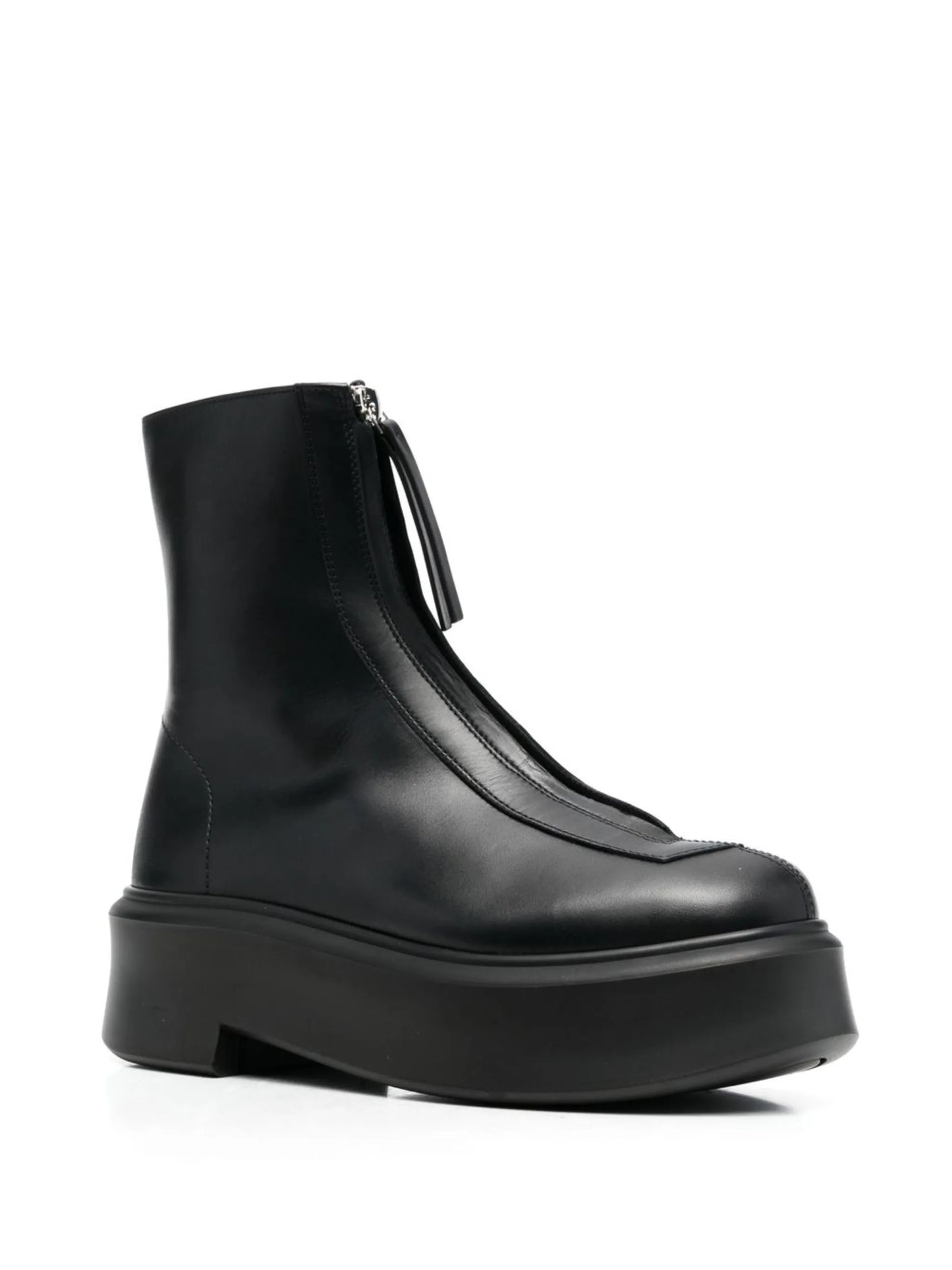 zipped ankle boots