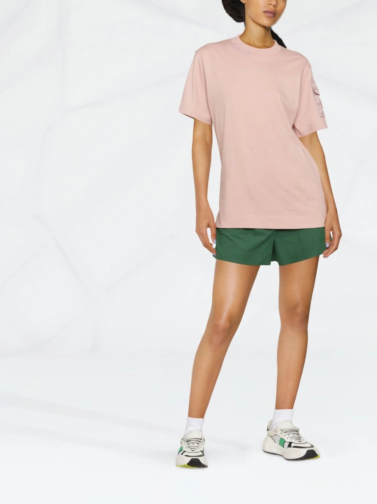 logo-patch cotton T-shirt