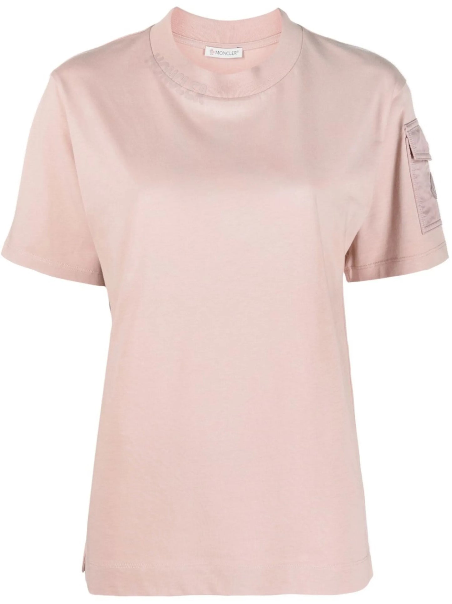logo-patch cotton T-shirt