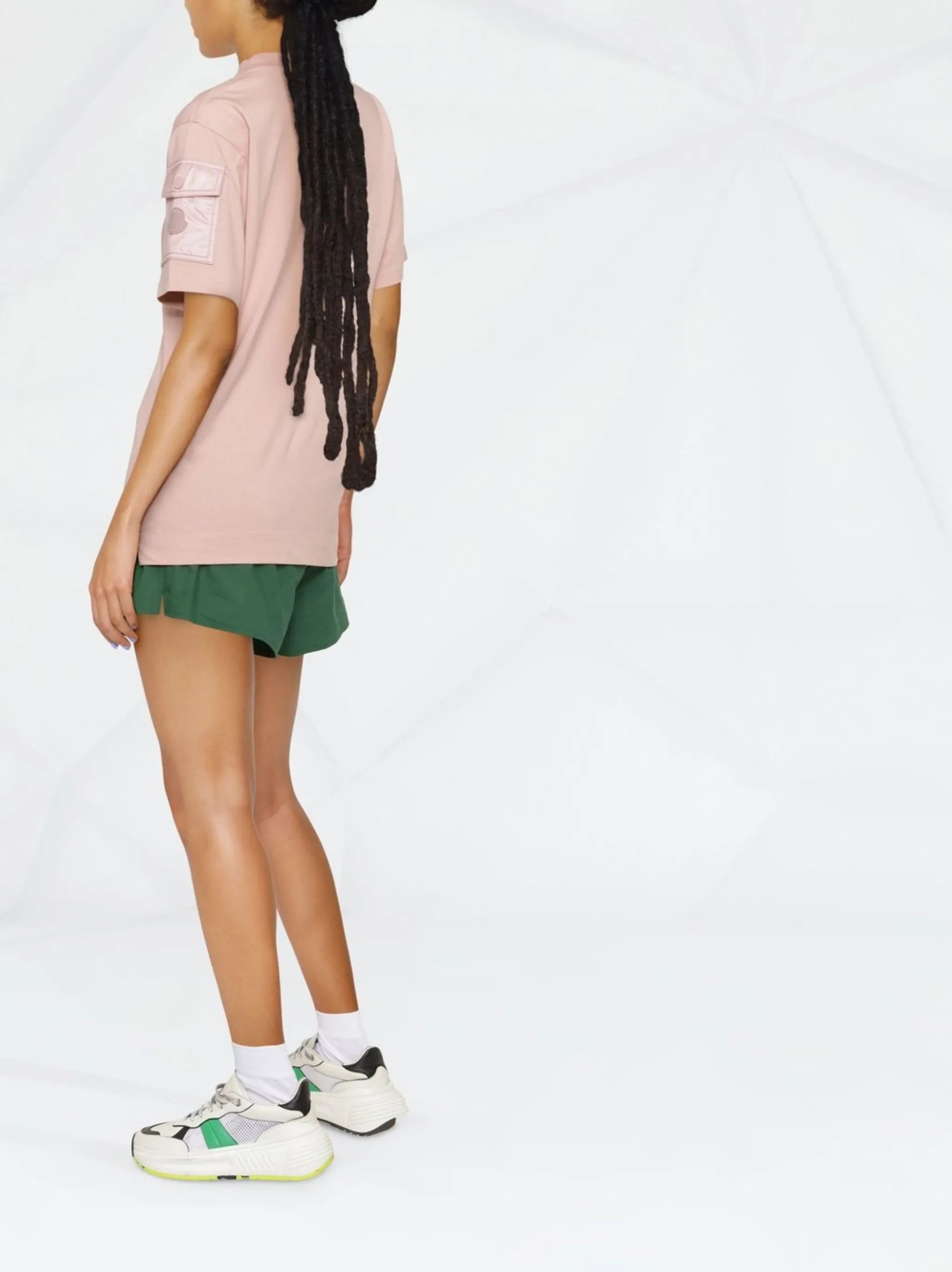 logo-patch cotton T-shirt