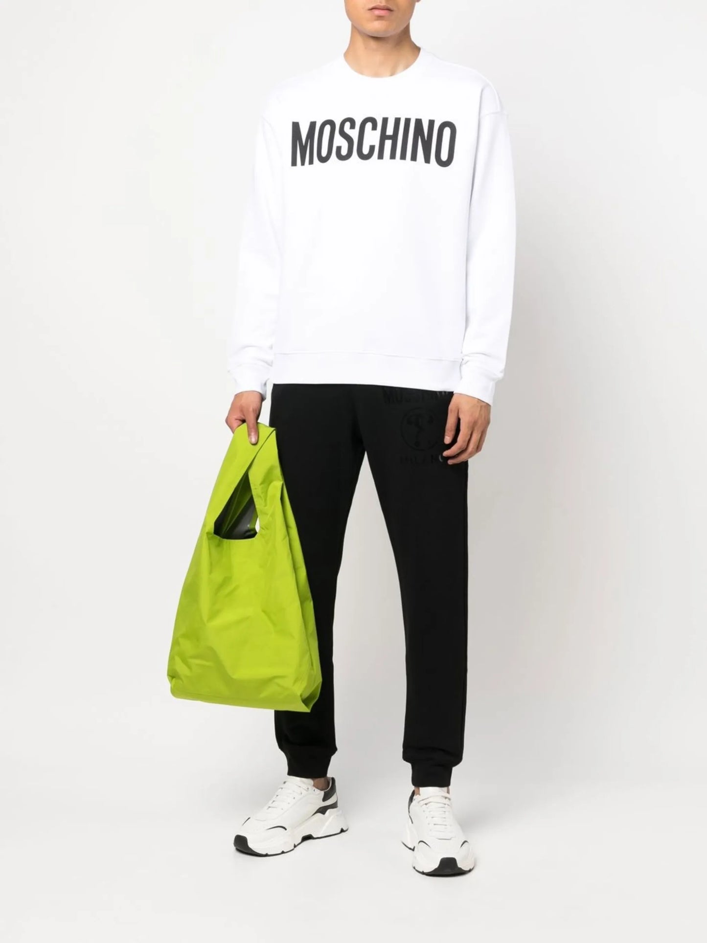 logo-print track pants
