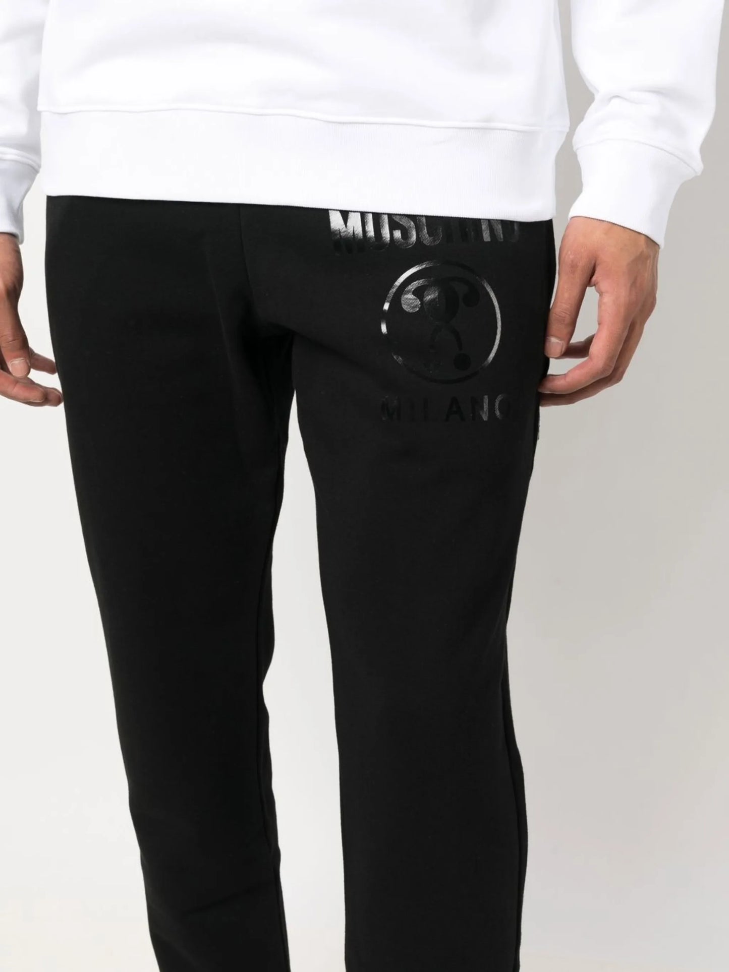 logo-print track pants