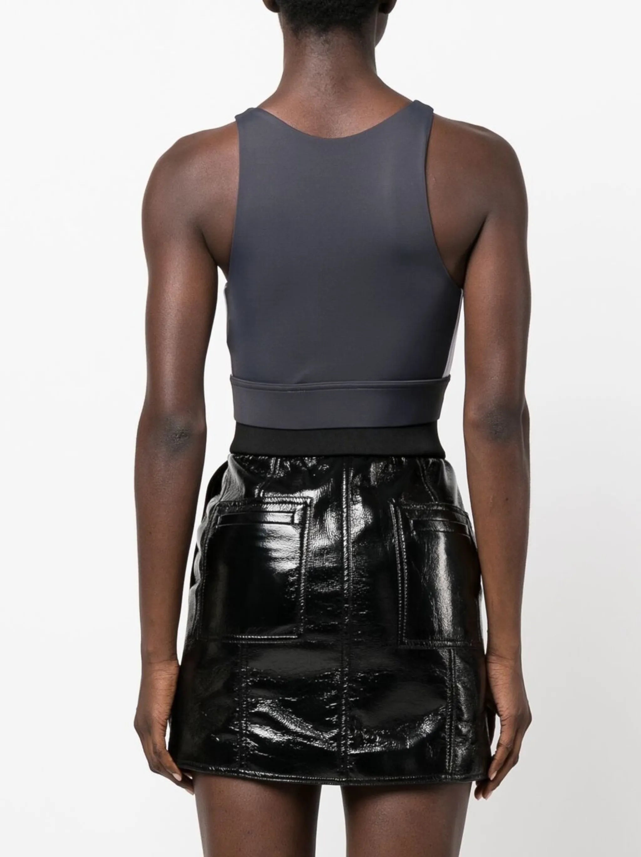 logo-print compression top