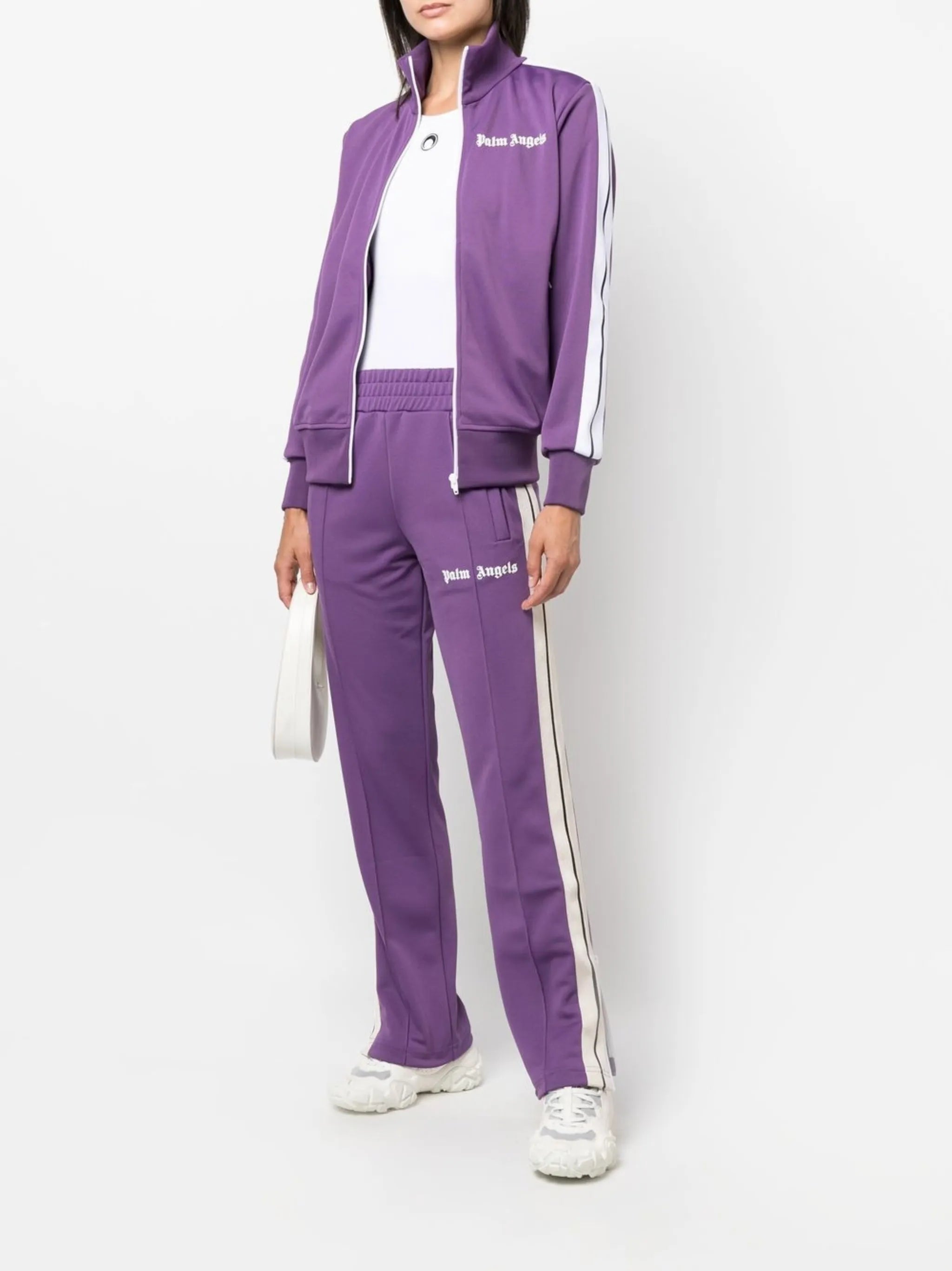 logo-print track jacket