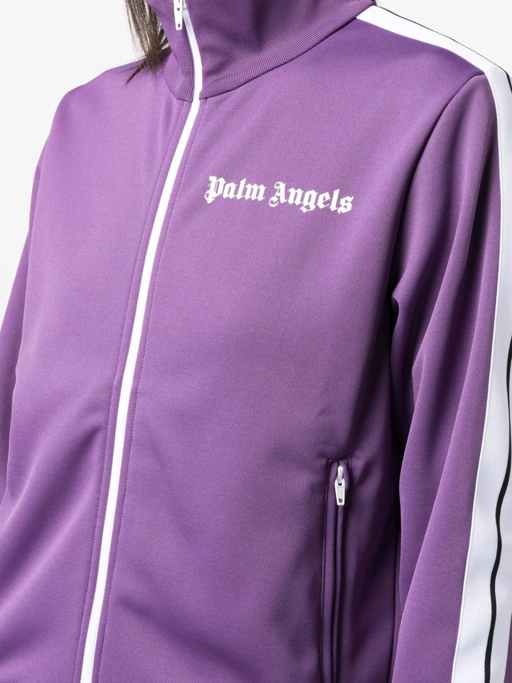 logo-print track jacket