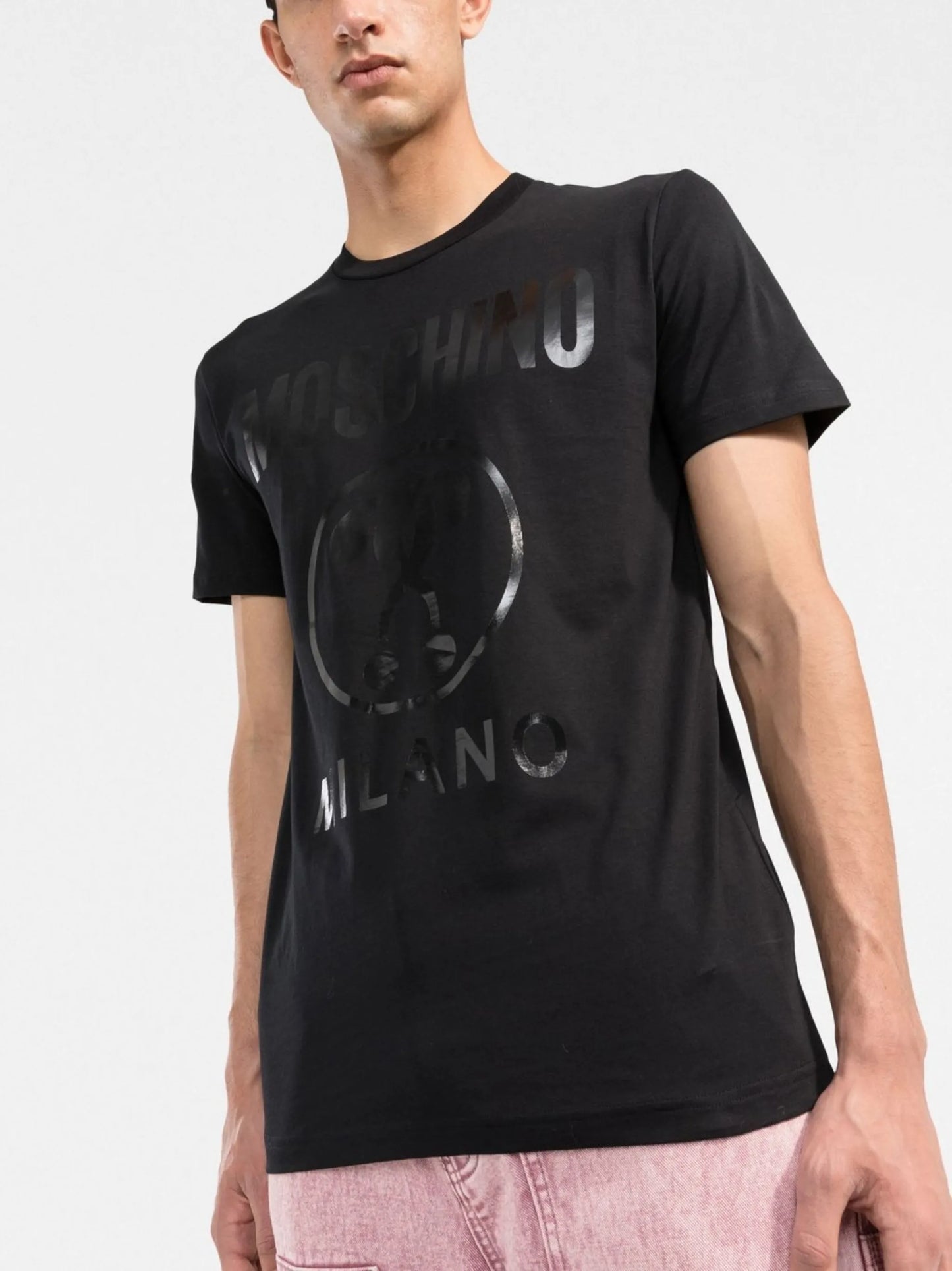 logo-print organic cotton T-shirt