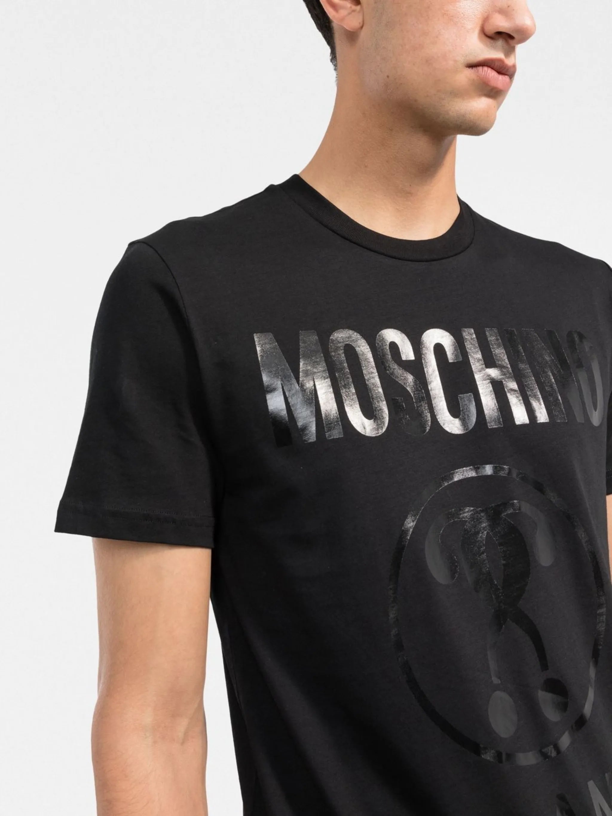 logo-print organic cotton T-shirt
