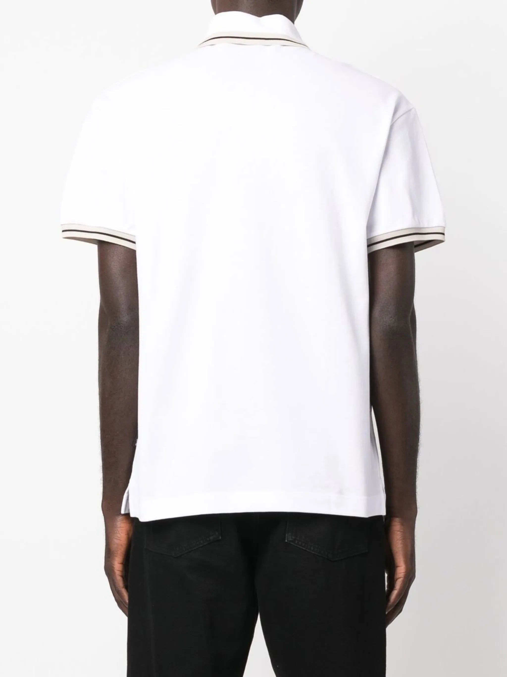 logo-embroidered polo shirt
