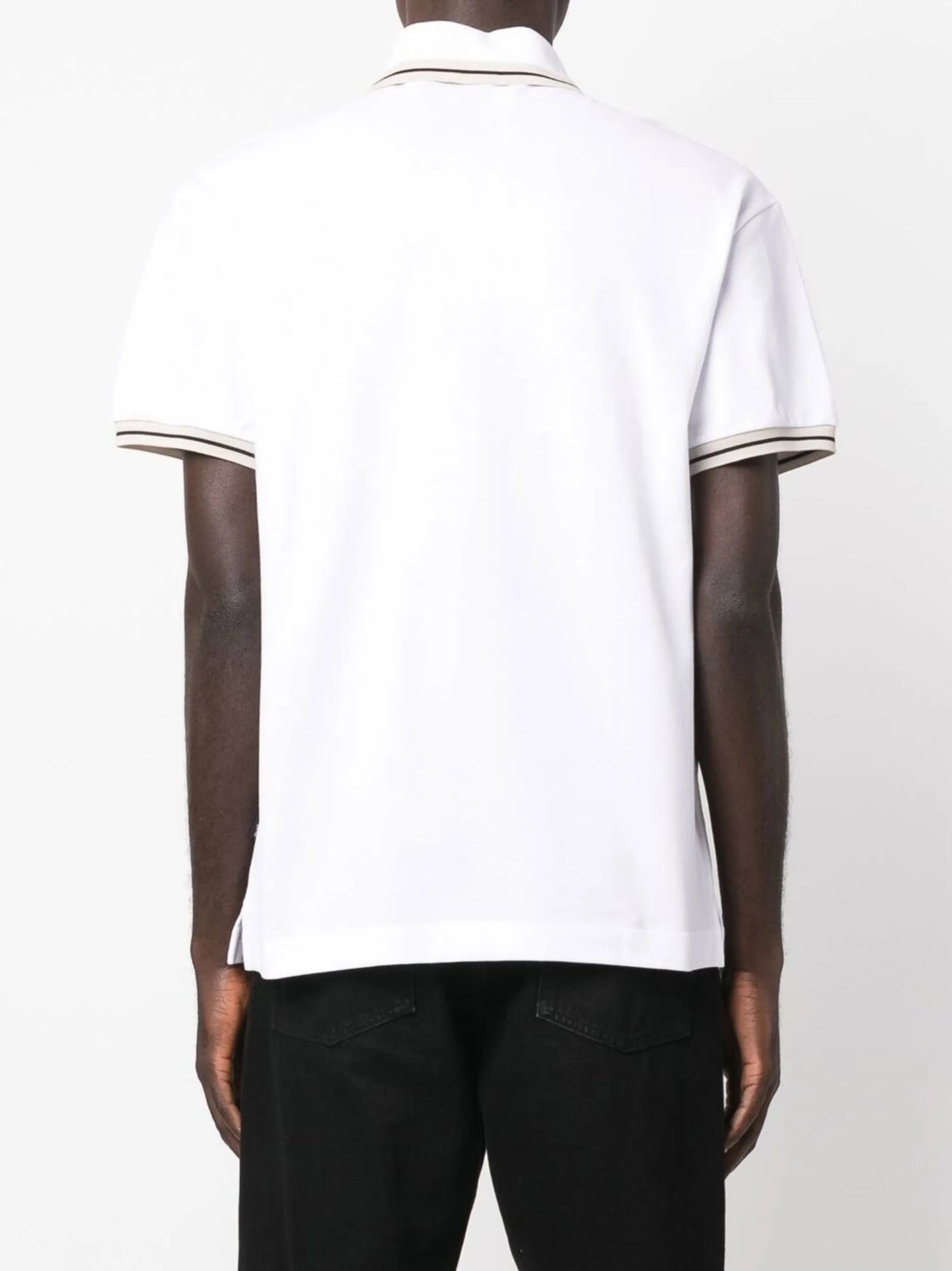 logo-embroidered polo shirt