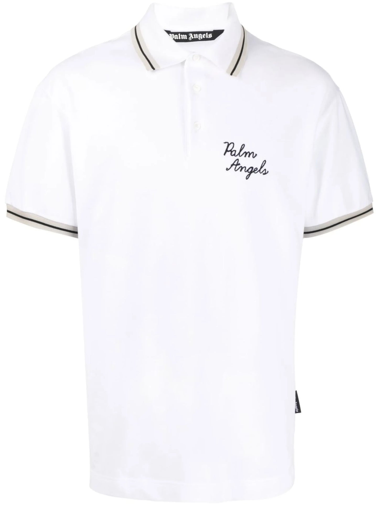 logo-embroidered polo shirt