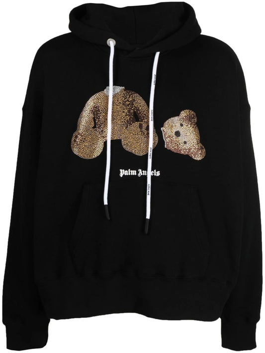 crystal-embellished Teddy Bear hoodie