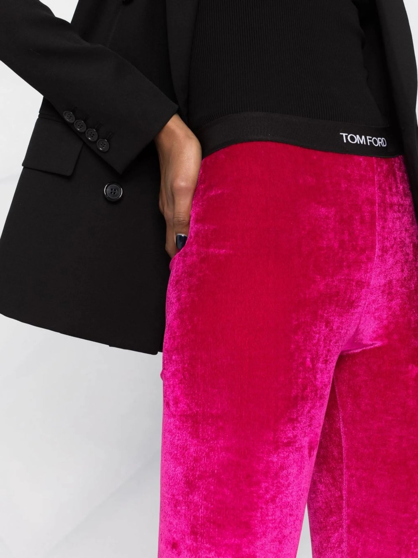 logo-waistband high-waisted leggings