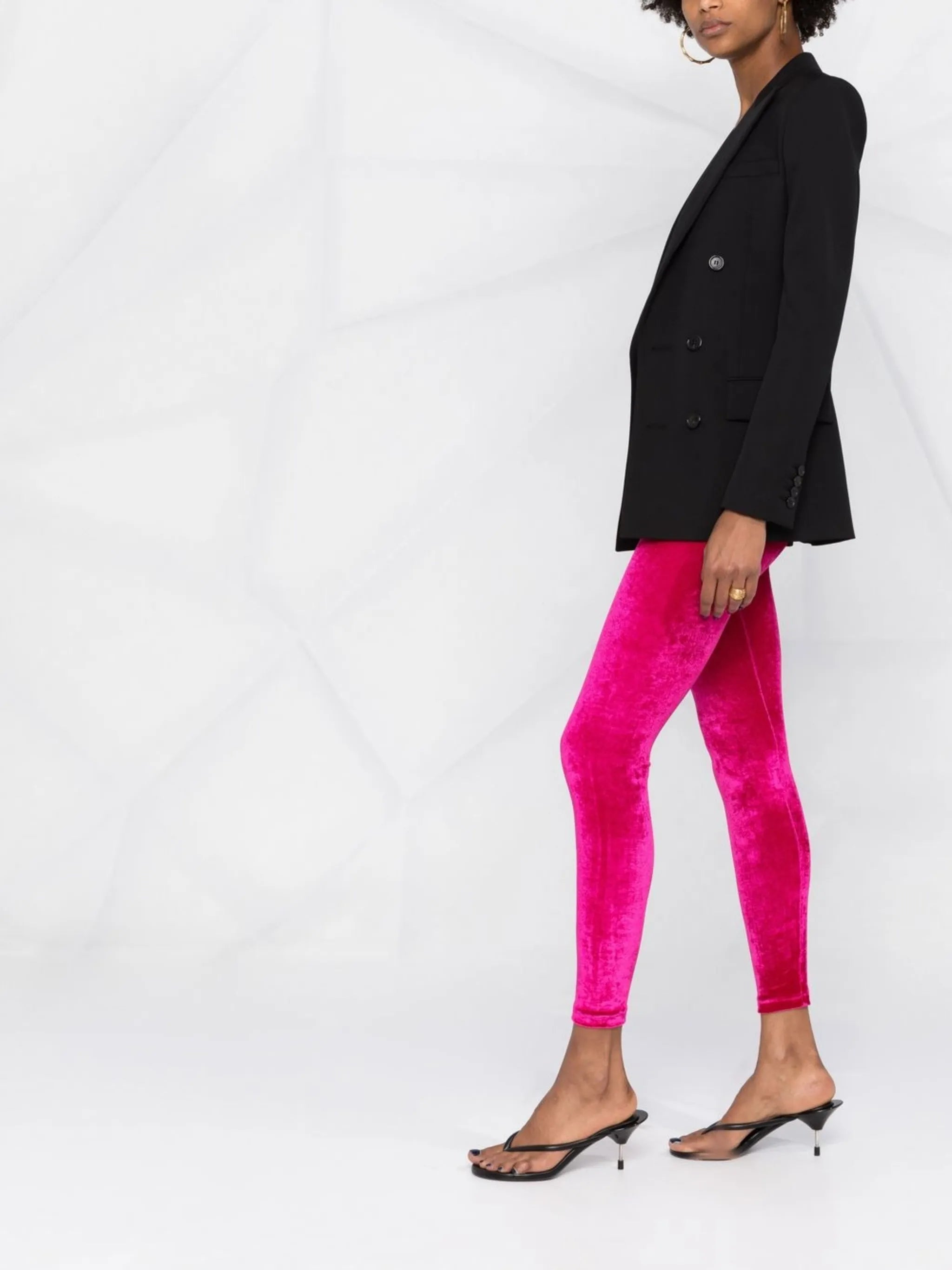 logo-waistband high-waisted leggings