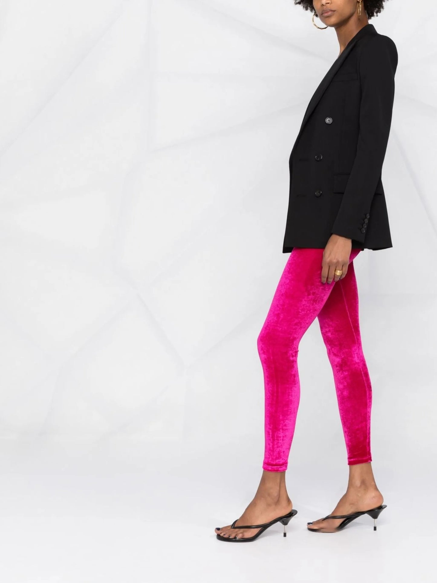 logo-waistband high-waisted leggings