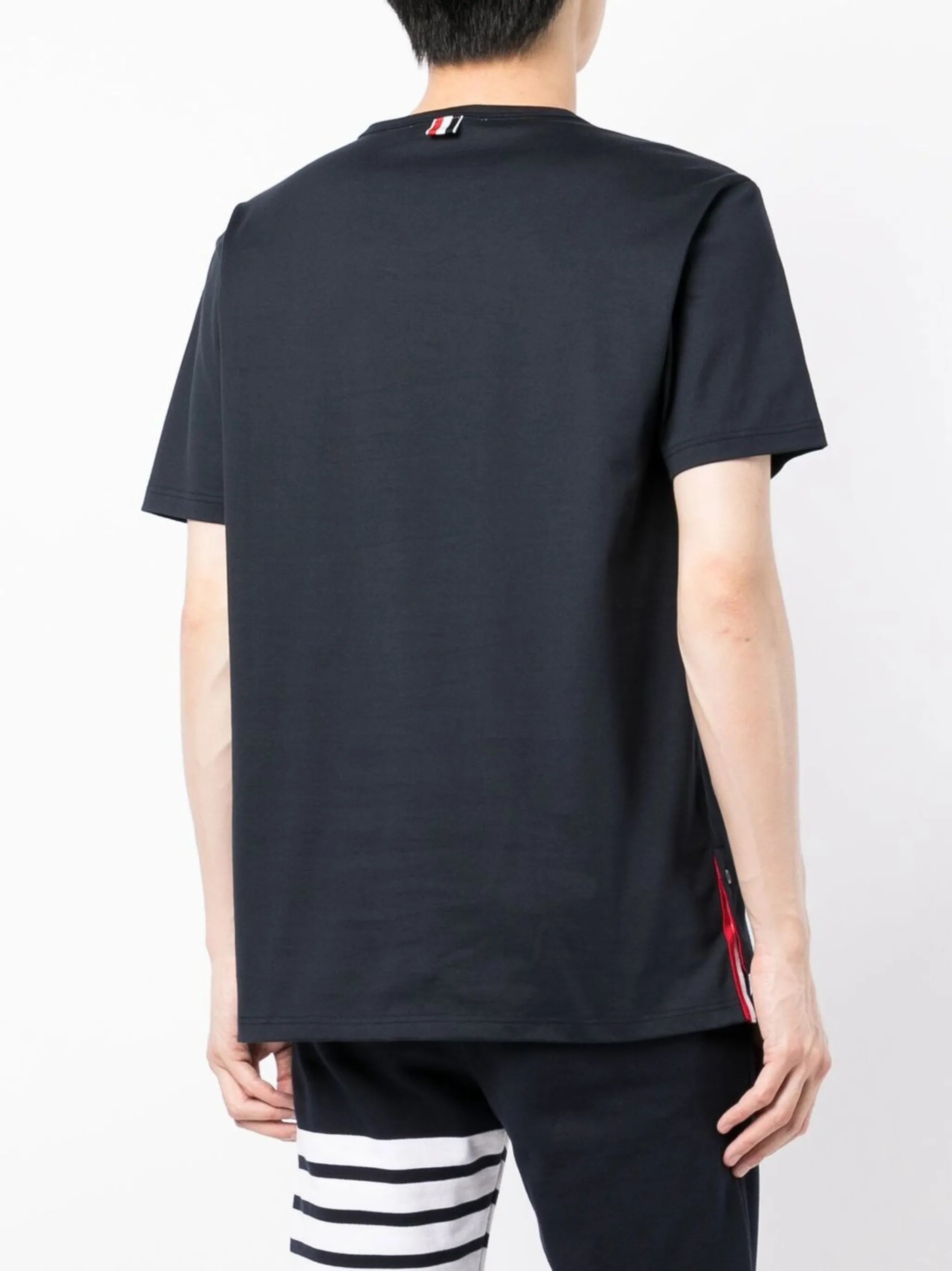 jersey RWB stripe pocket tee