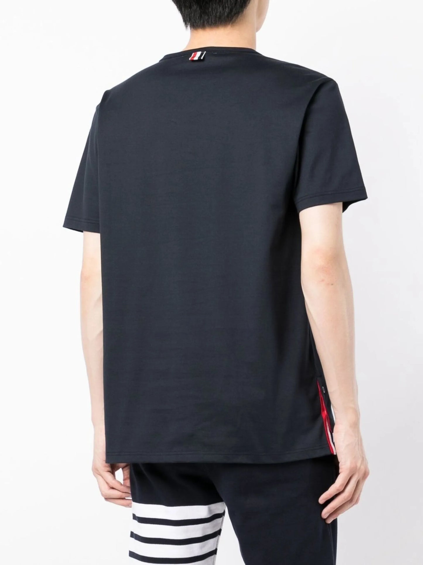 jersey RWB stripe pocket tee