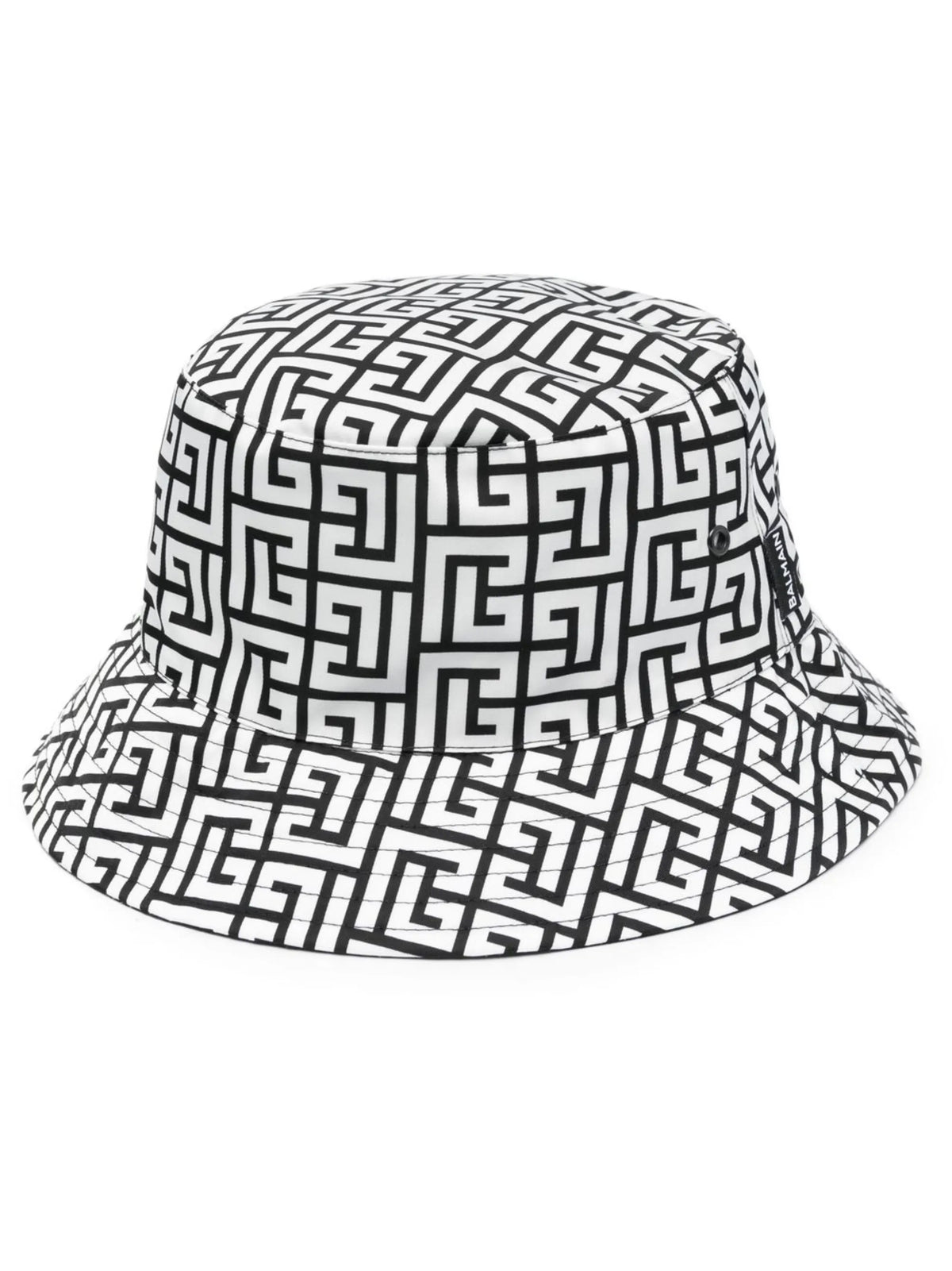 monogram-print bucket hat
