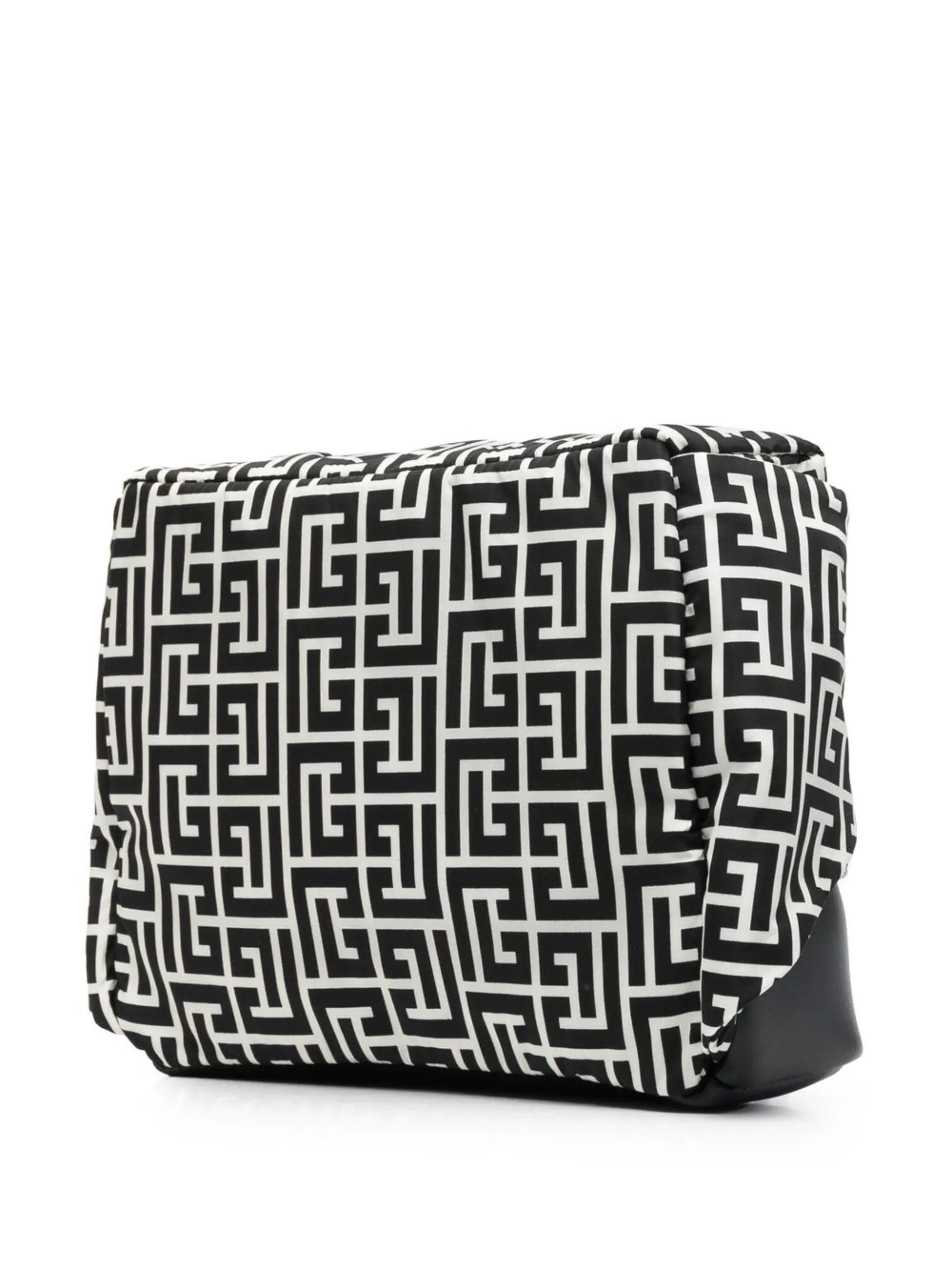 monogram-print leather belt bag