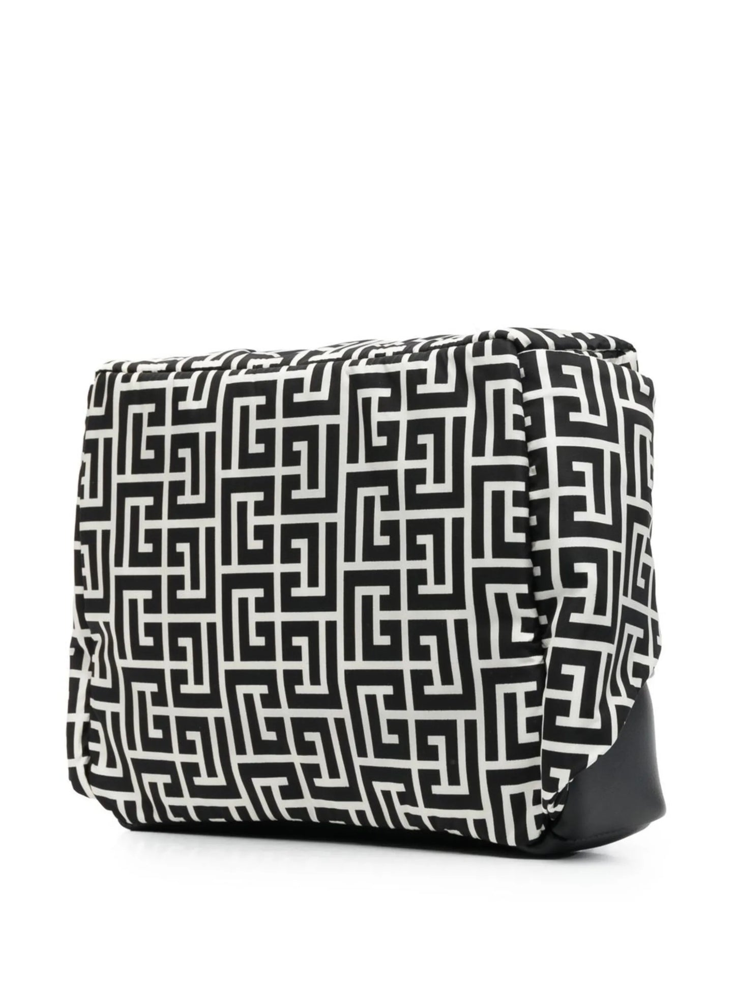 monogram-print leather belt bag