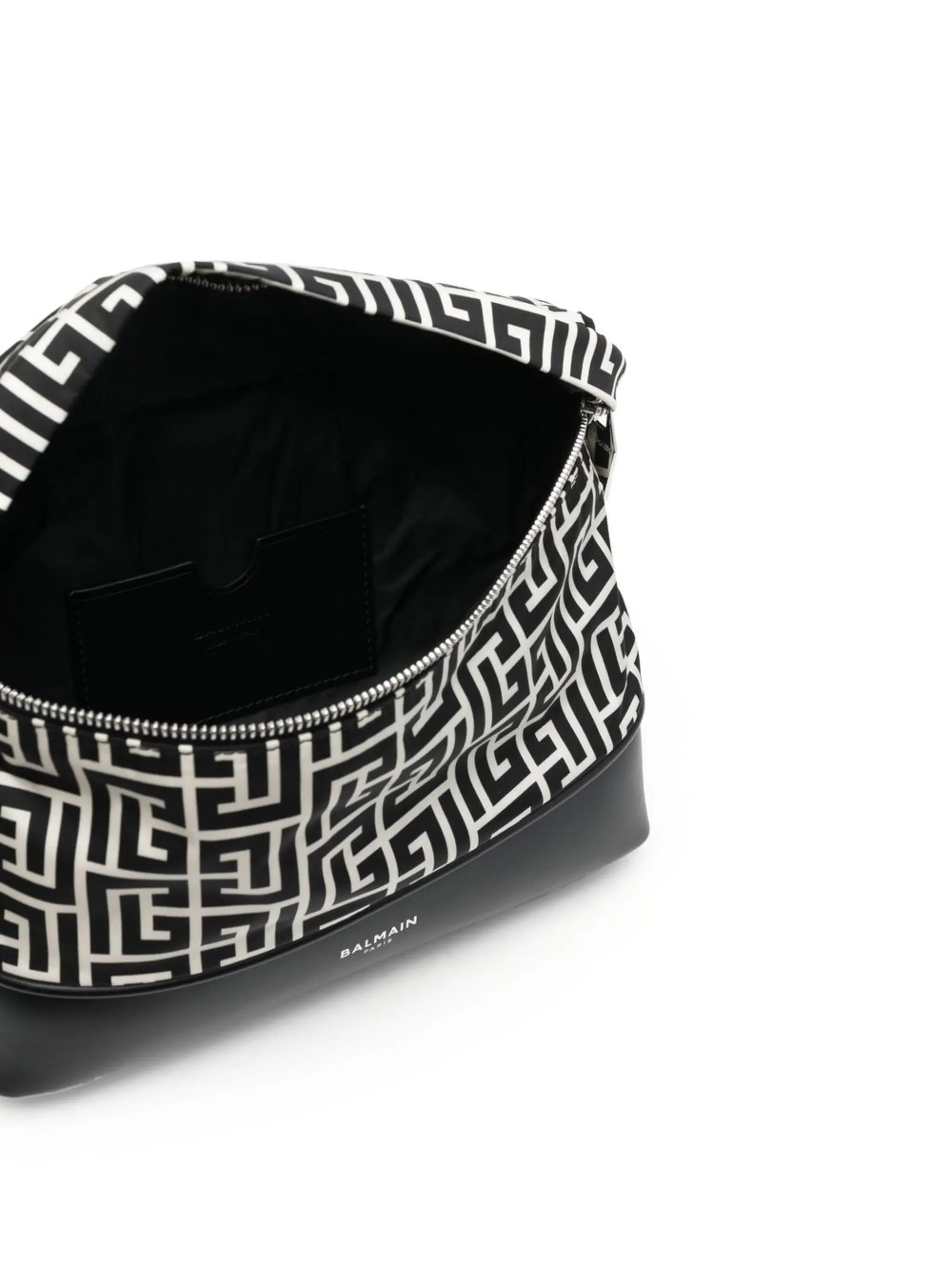 monogram-print leather belt bag