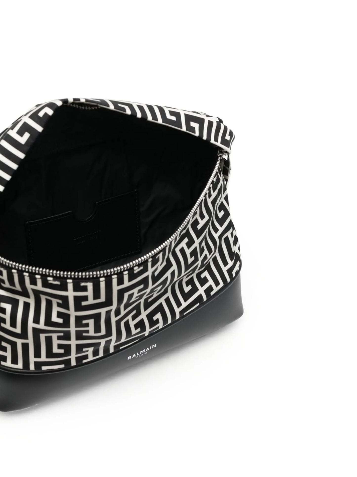monogram-print leather belt bag