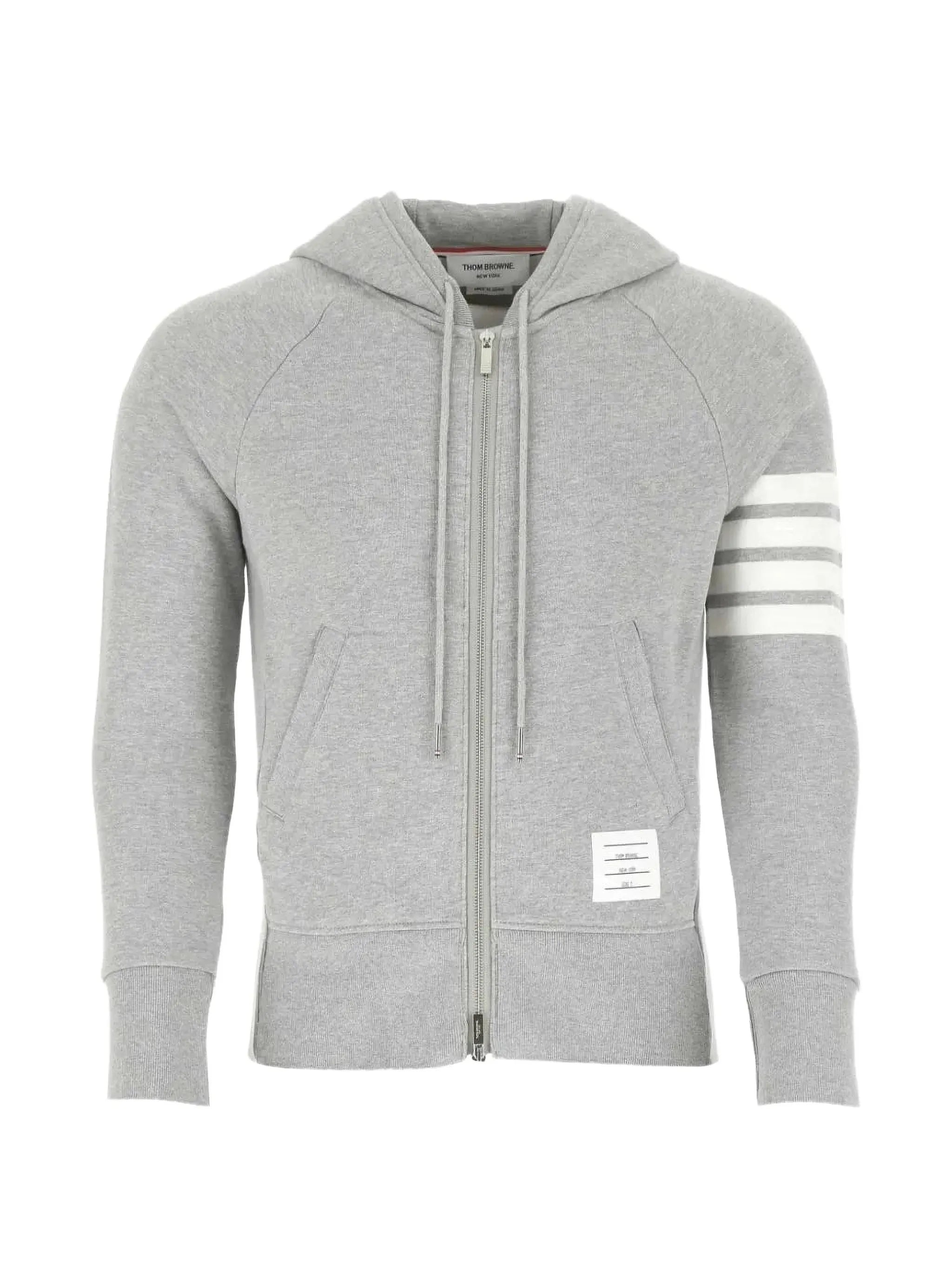 Classic Loopback 4-Bar zip-up hoodie