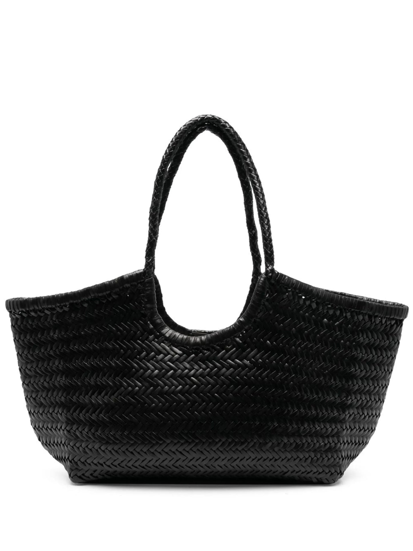 Nantucket interwoven leather tote bag