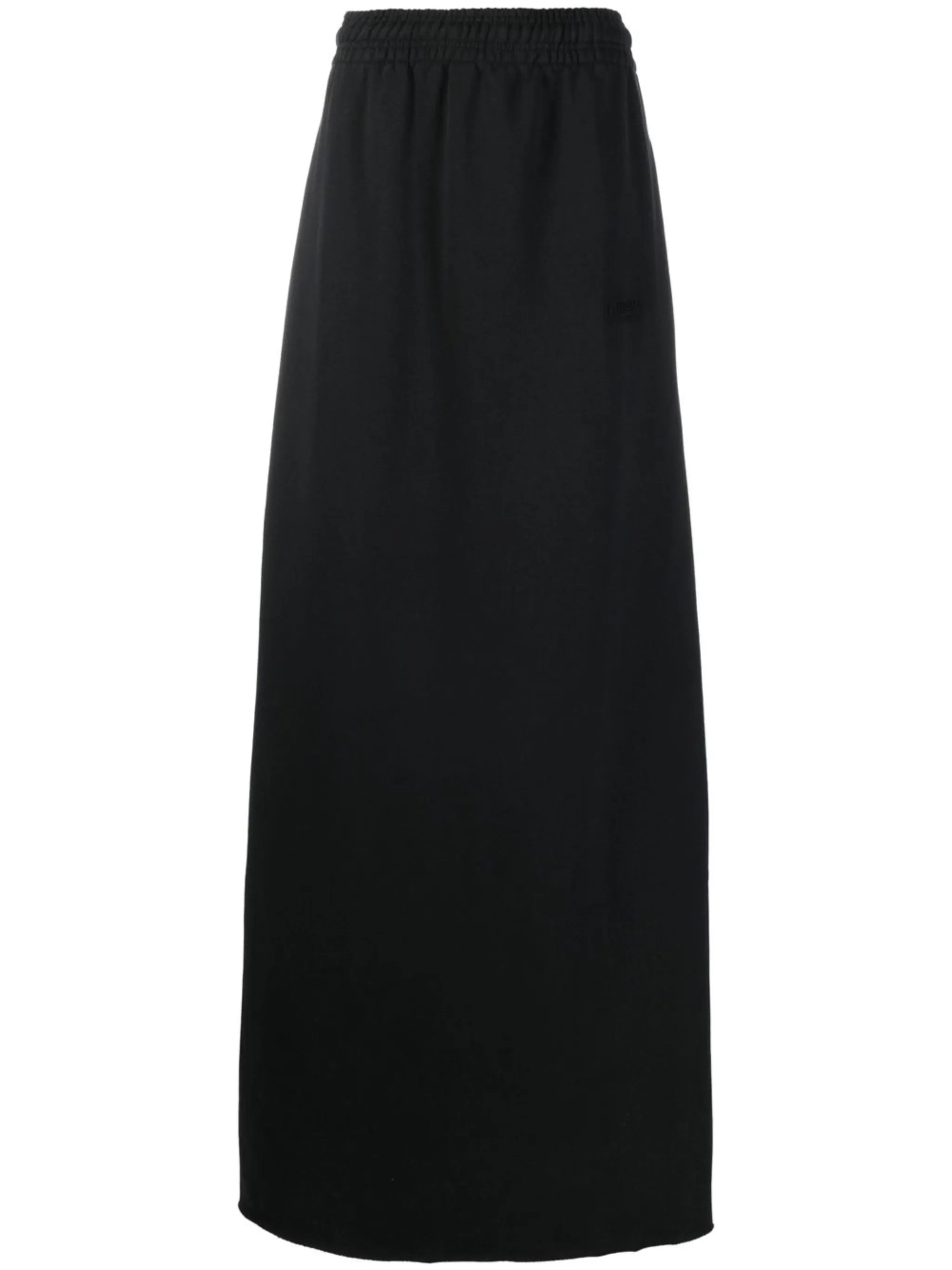 high-waist maxi skirt