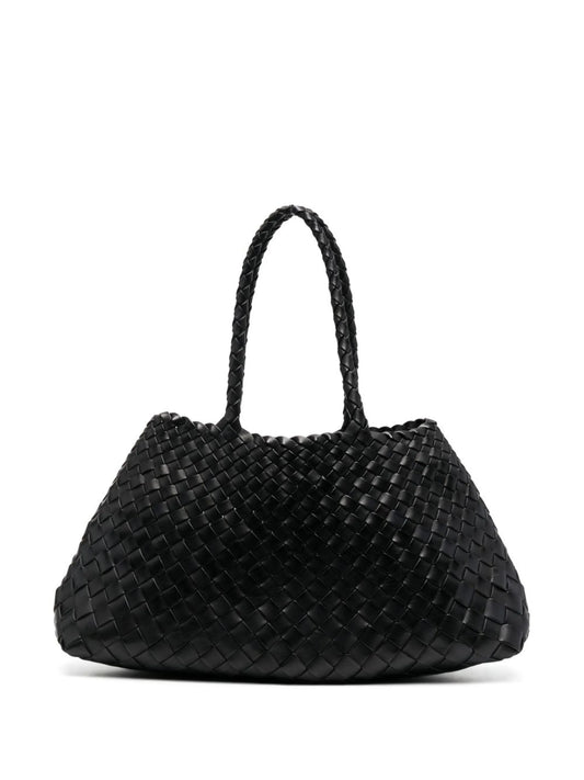 Santa Croce interwoven leather tote bag