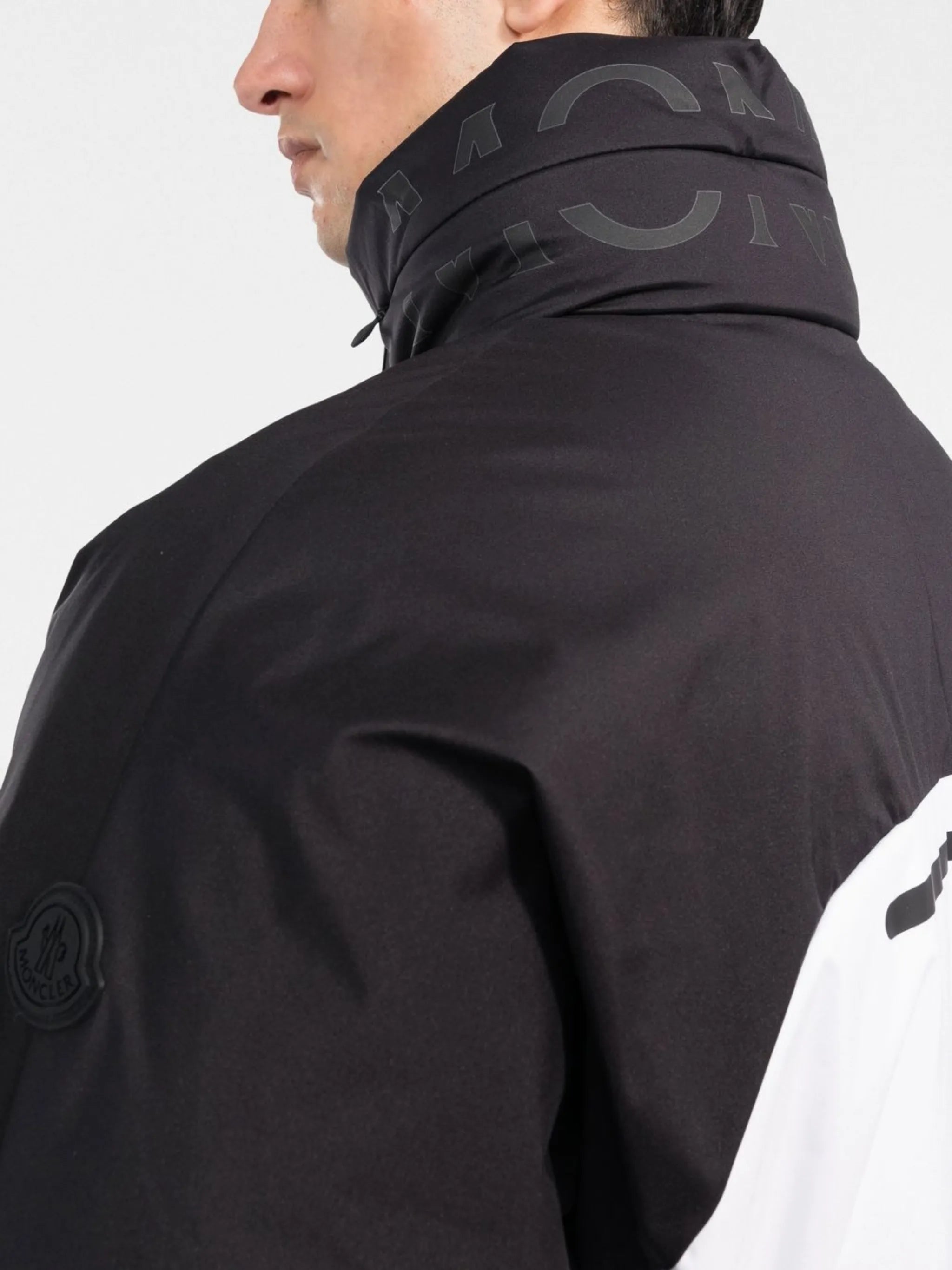 two-tone goose-down jacket