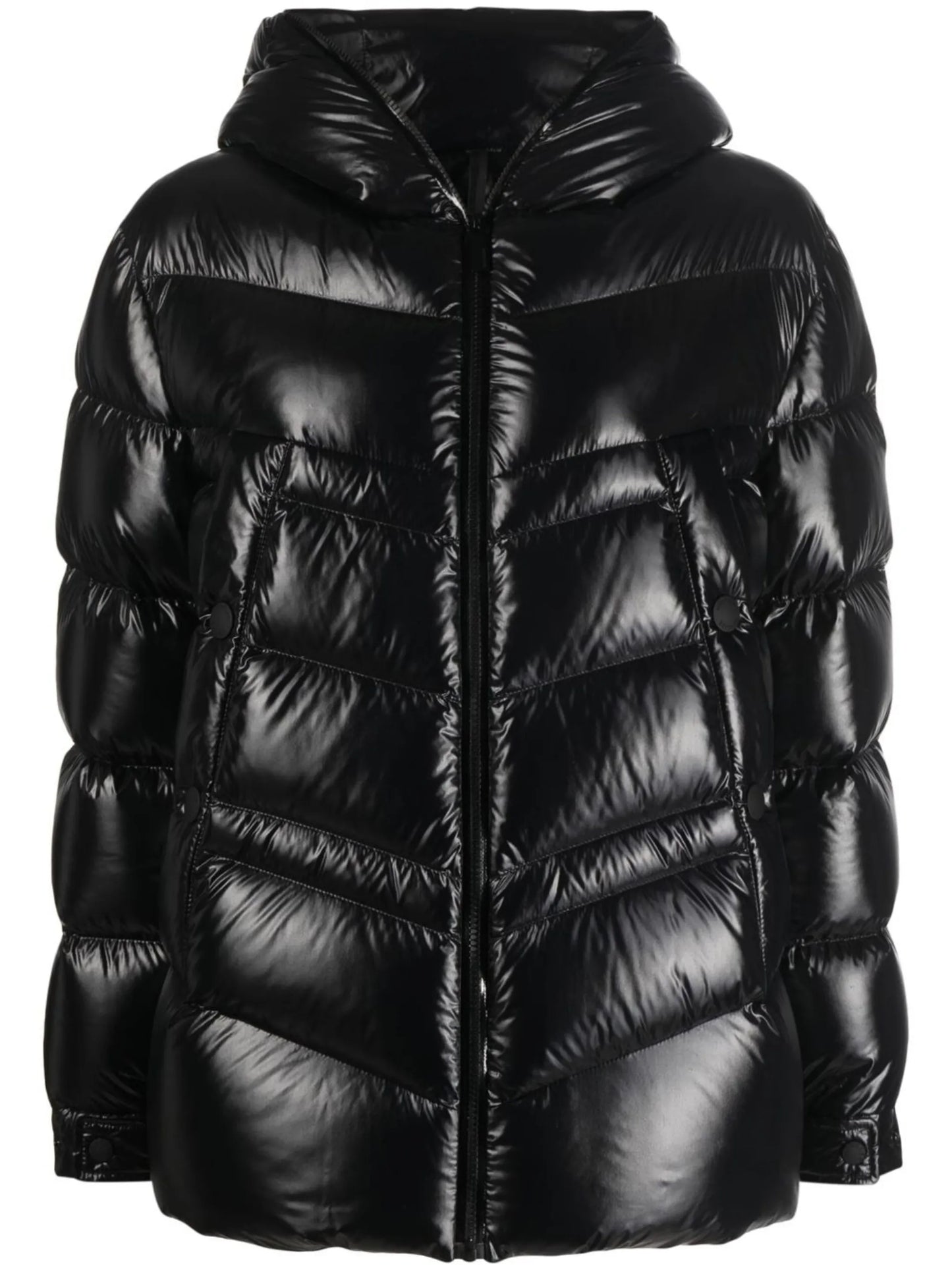 hooded padded coat