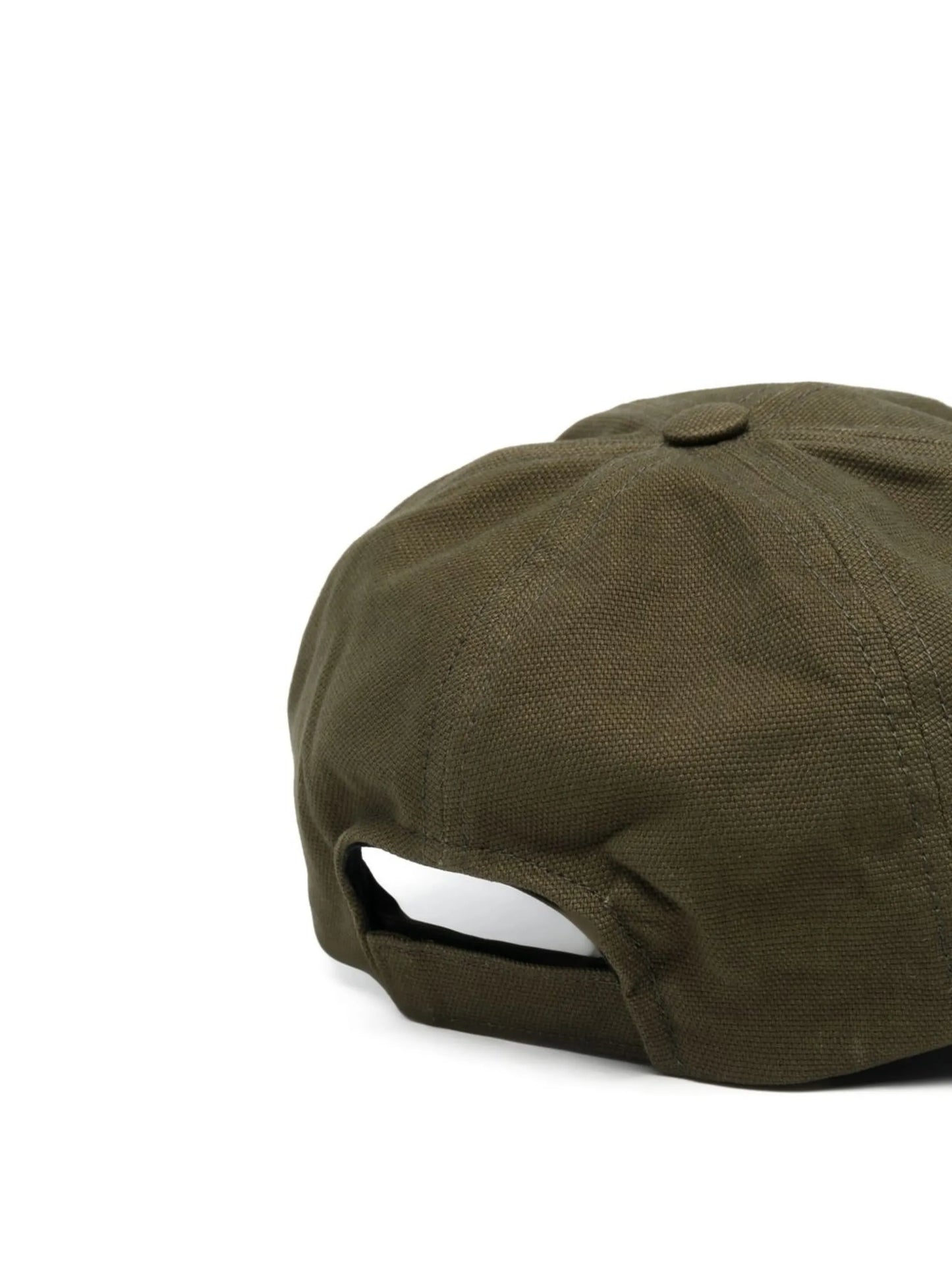 logo-embroidered canvas baseball cap