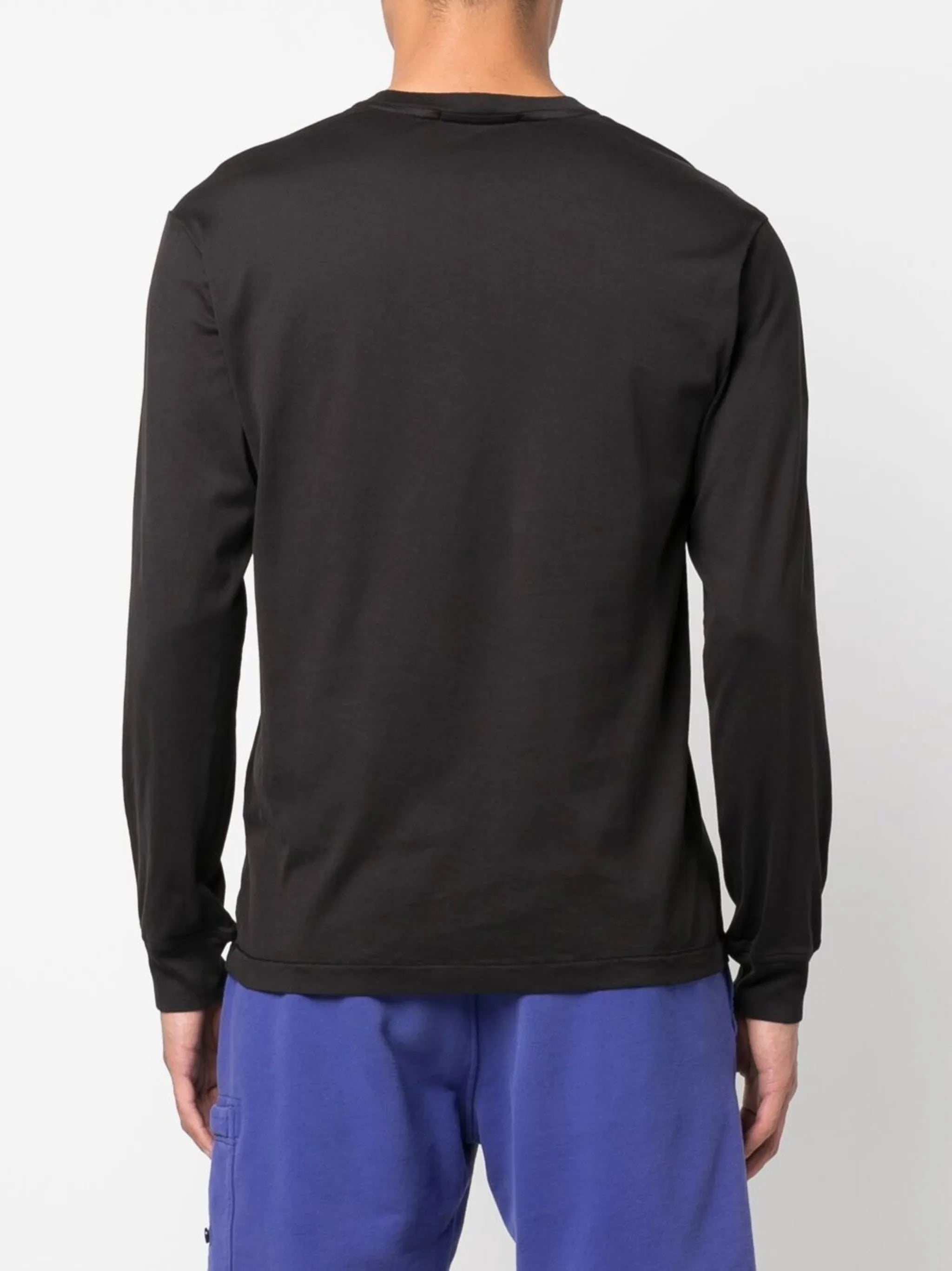 Compass logo-patch long-sleeve top